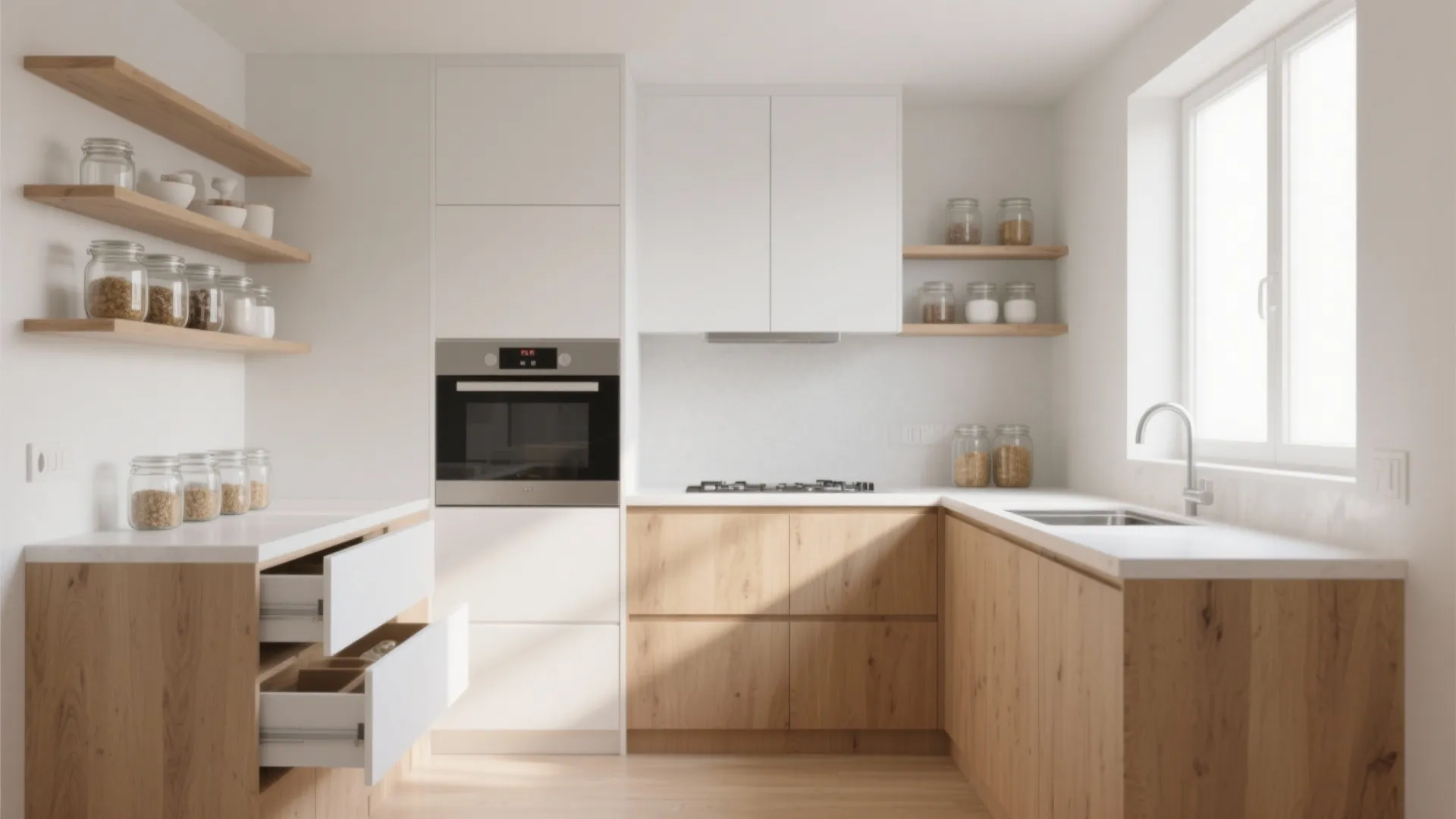 Minimalist Kitchen Storage