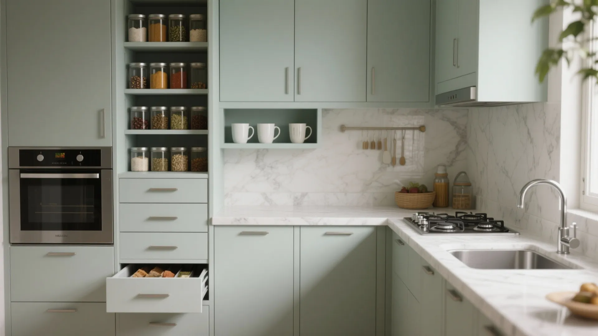 Minimalist Kitchen Storage That Actually Fits