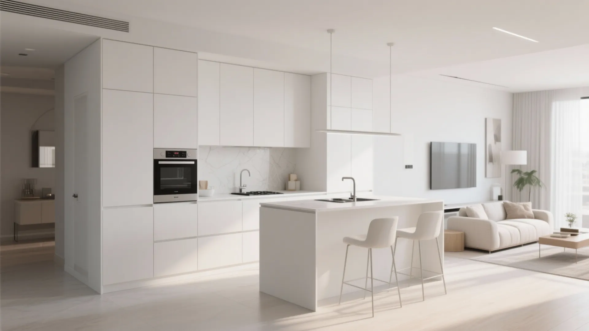 1. Minimalist Kitchen Storage