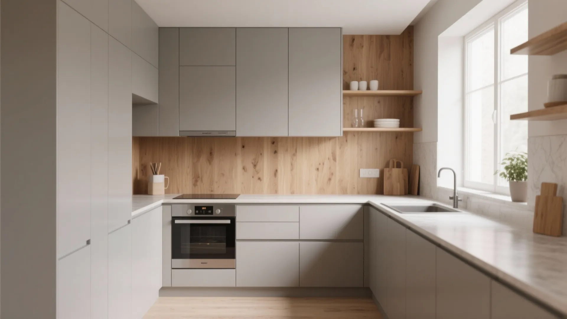 1. Minimalist Kitchen Storage Solutions