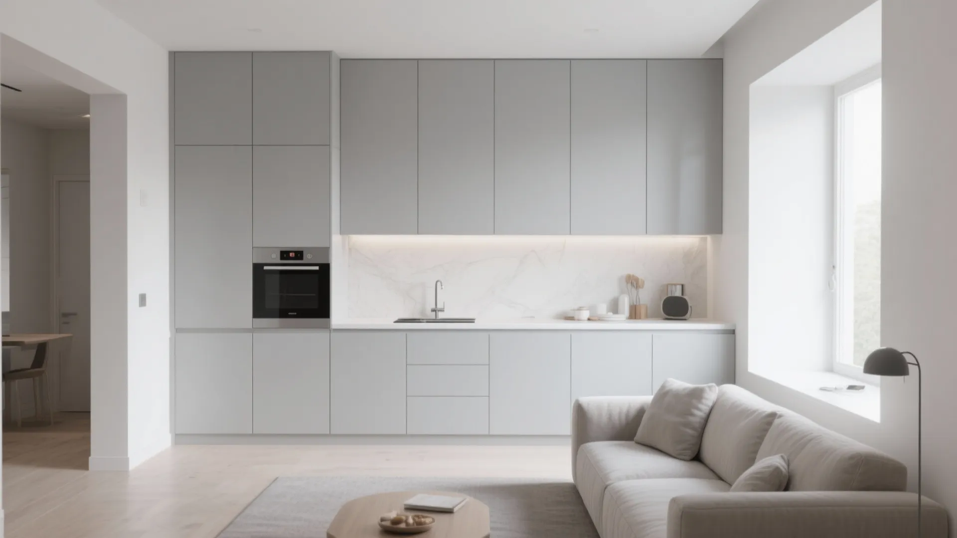 1. Minimalist Kitchen Storage