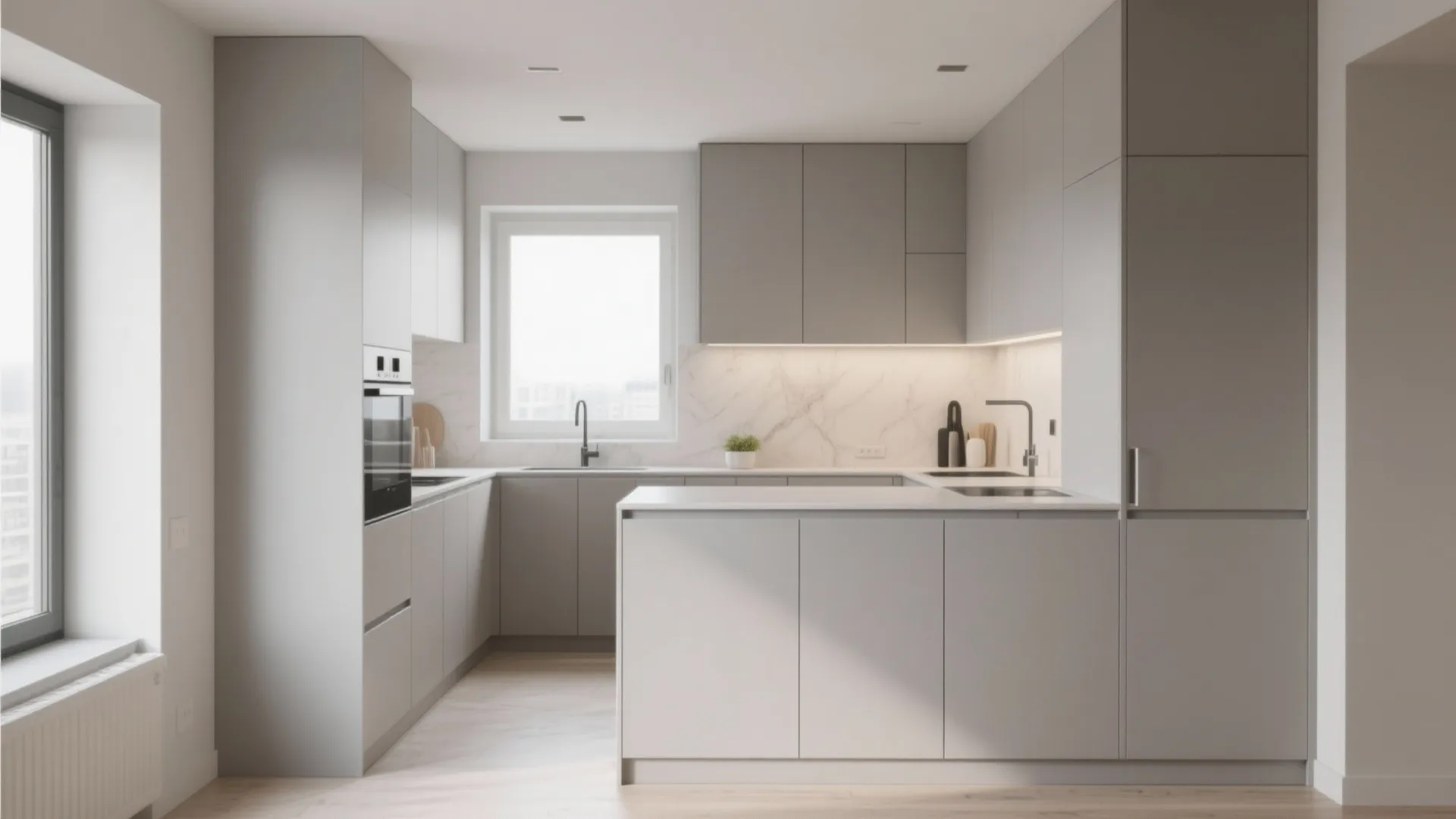 1. Minimalist Kitchen Storage Solutions