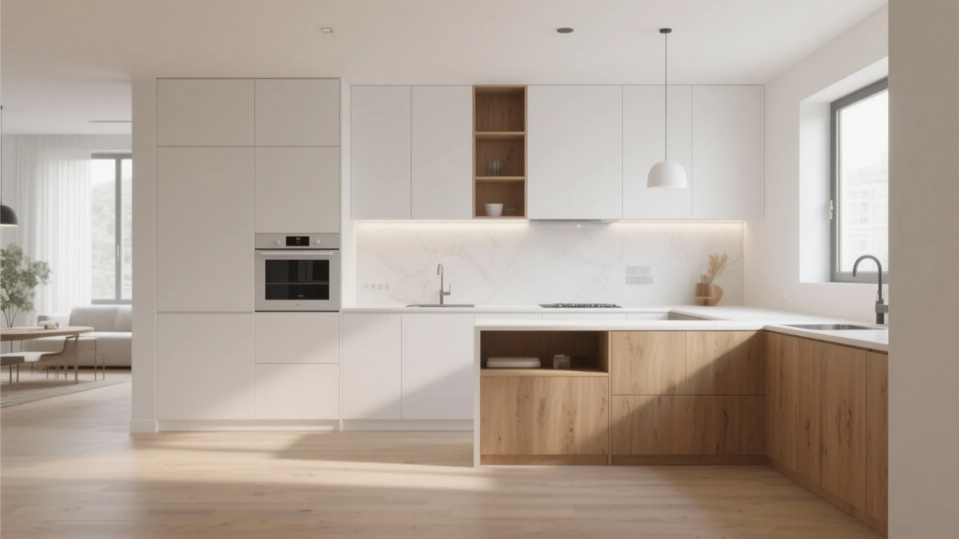 1. Minimalist Kitchen Storage