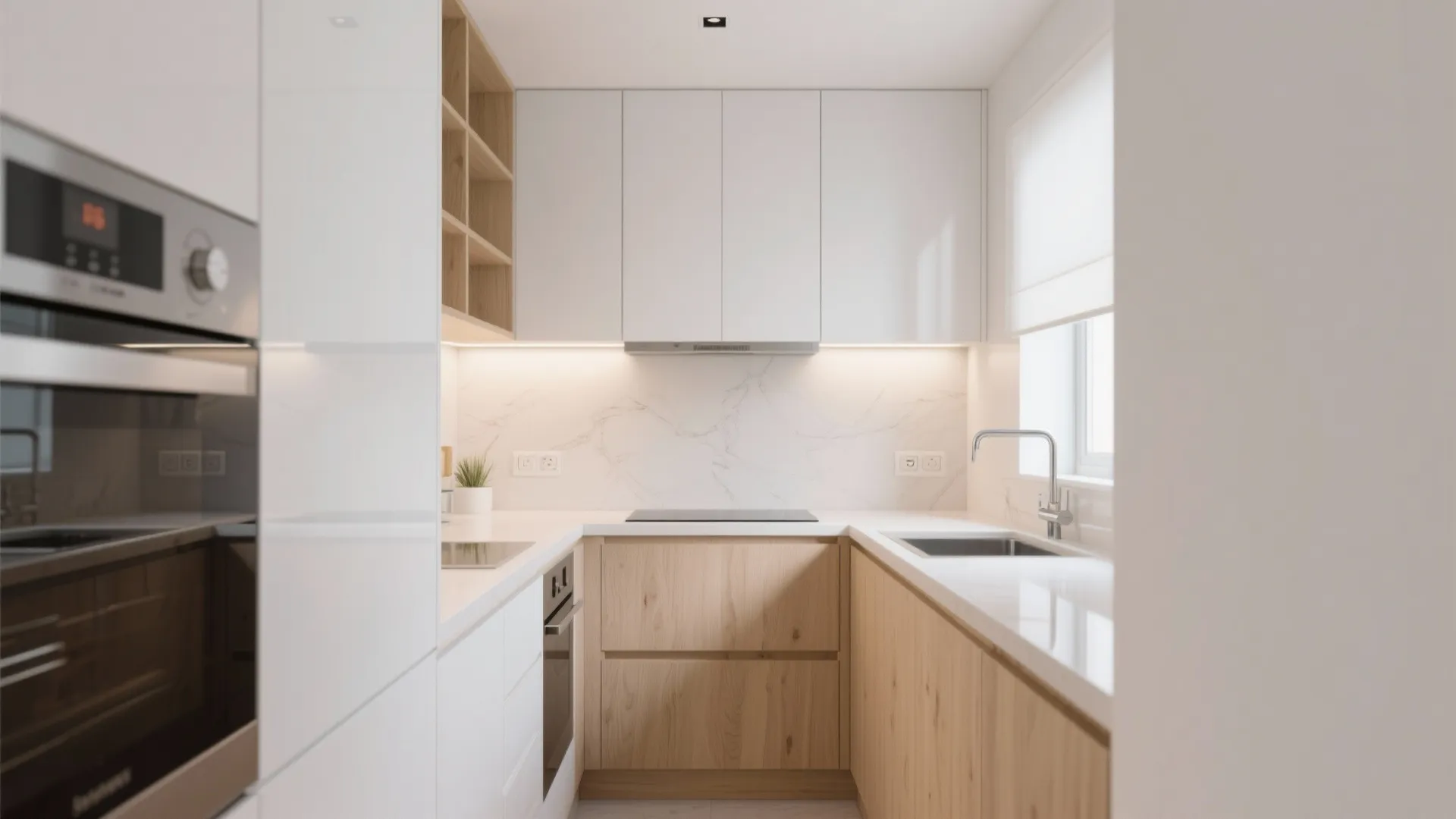 Minimalist kitchen storage