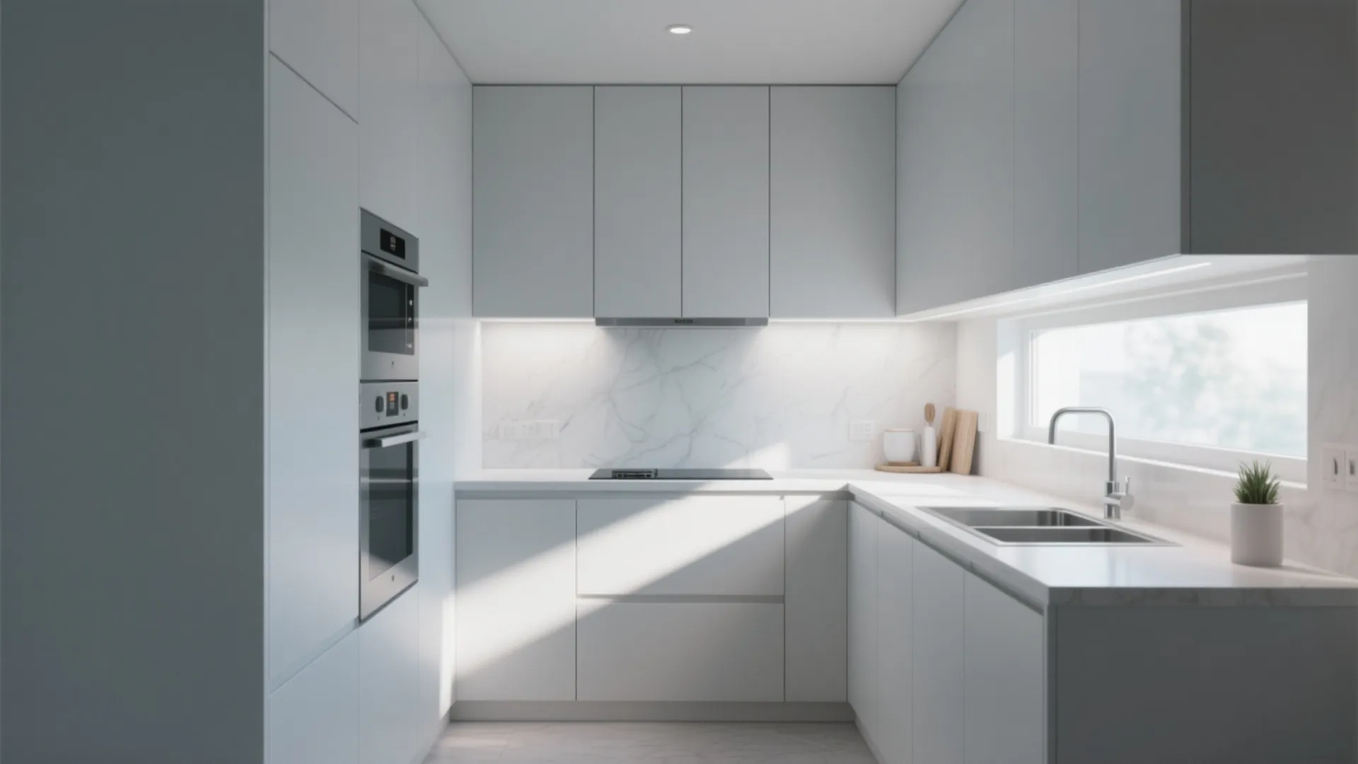 Minimalist kitchen storage