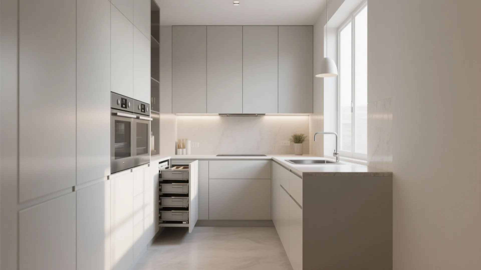 Minimalist Kitchen Storage