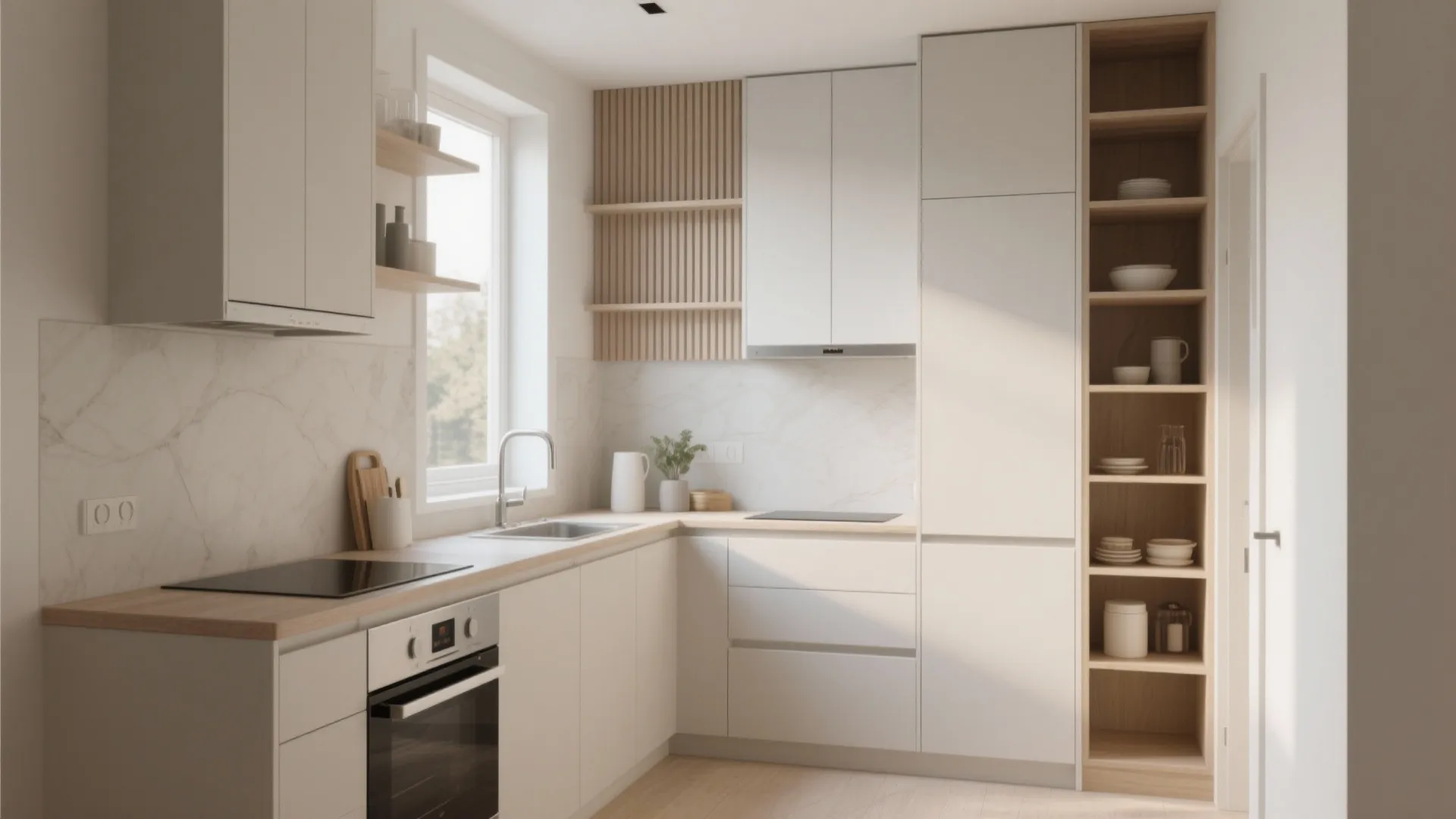 Minimalist Storage in the Kitchen