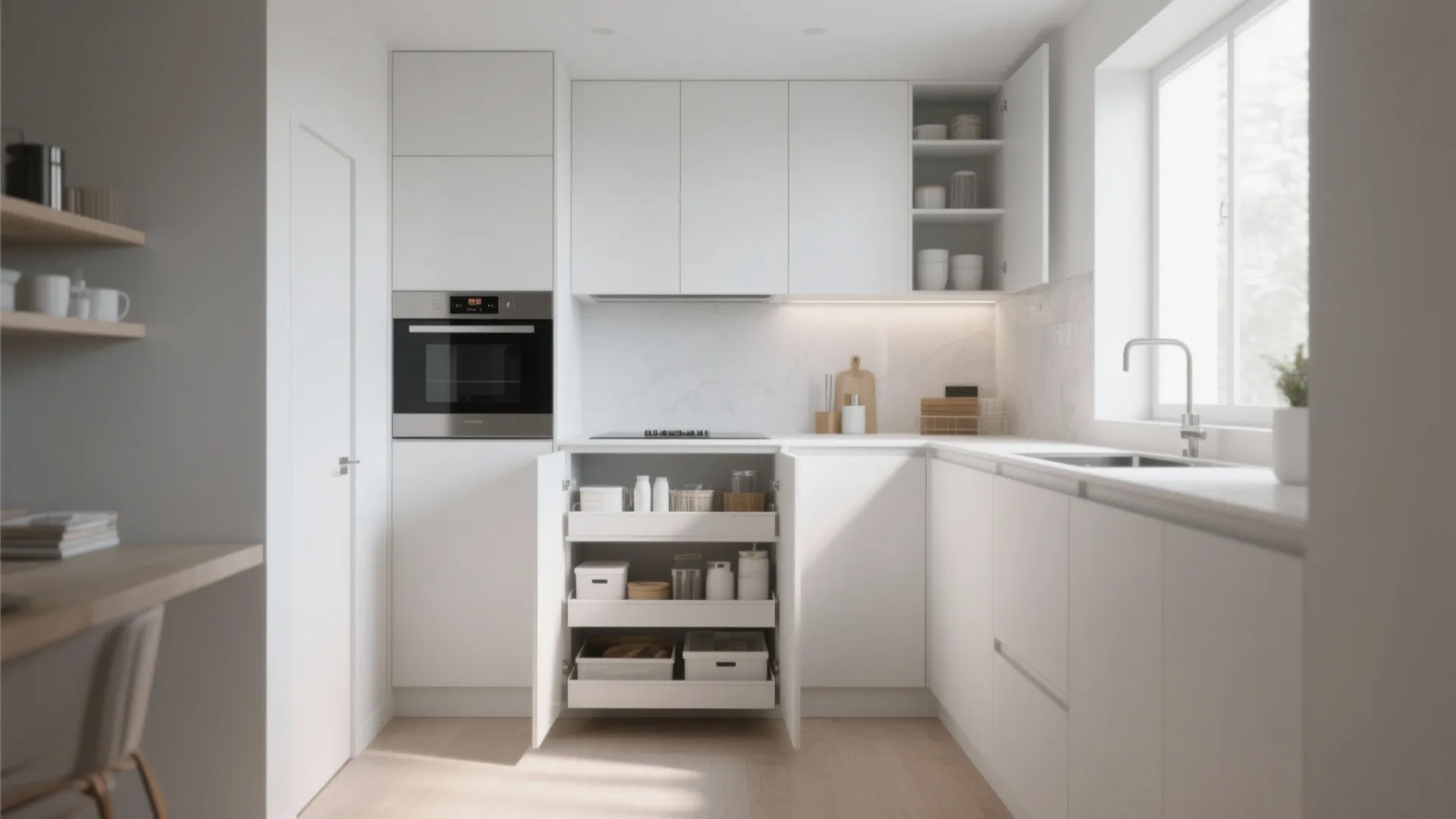 Minimalist Kitchen Storage