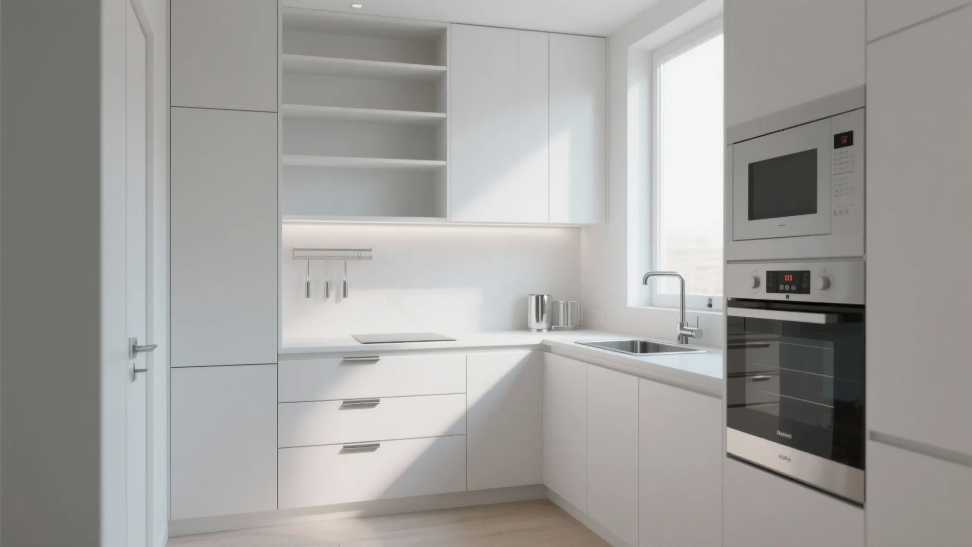 Minimalist kitchen storage solutions