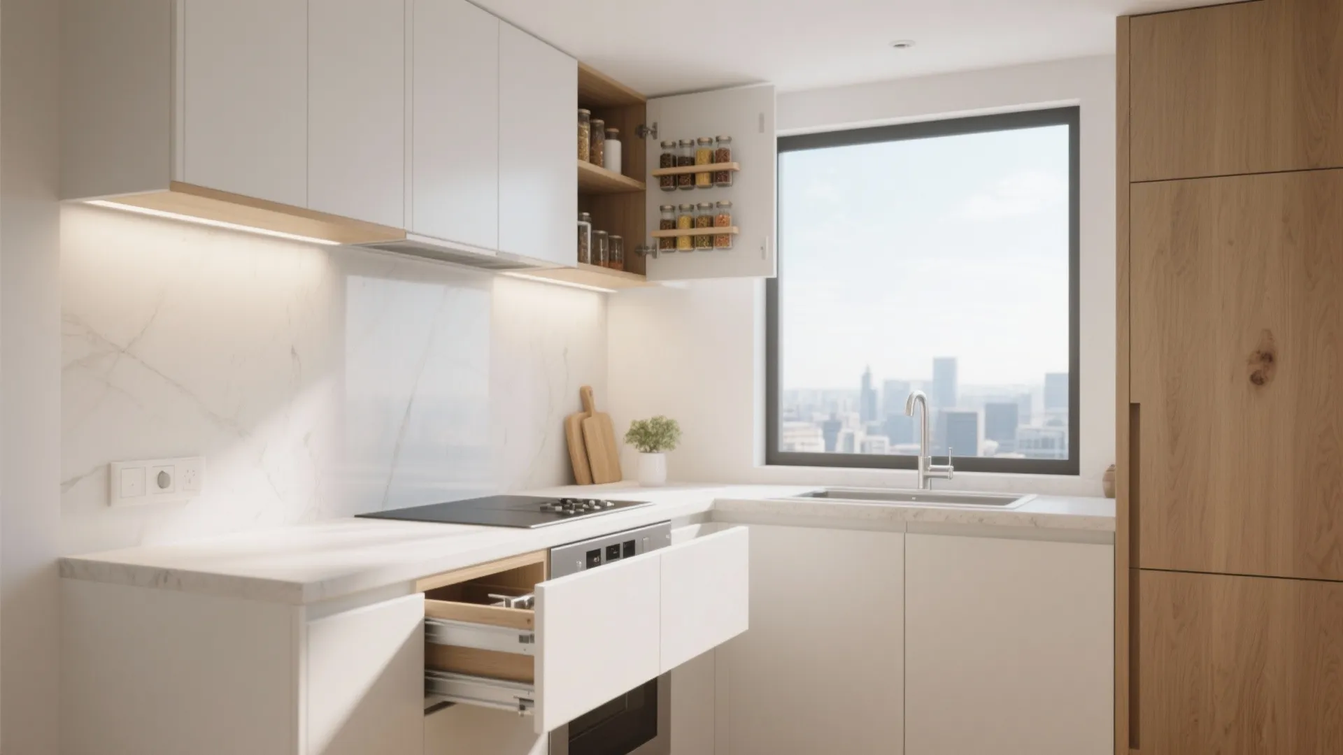 Minimalist Kitchen Storage