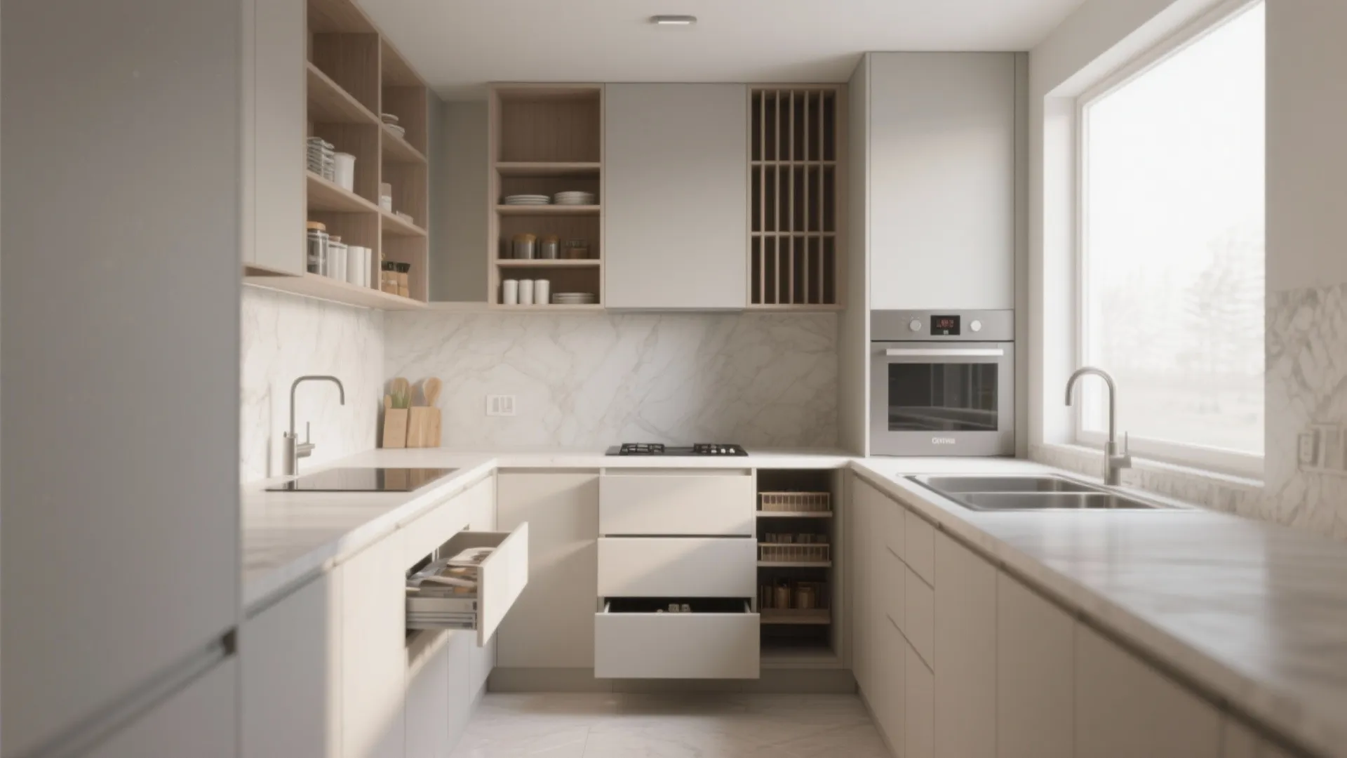 Minimalist Kitchen Storage