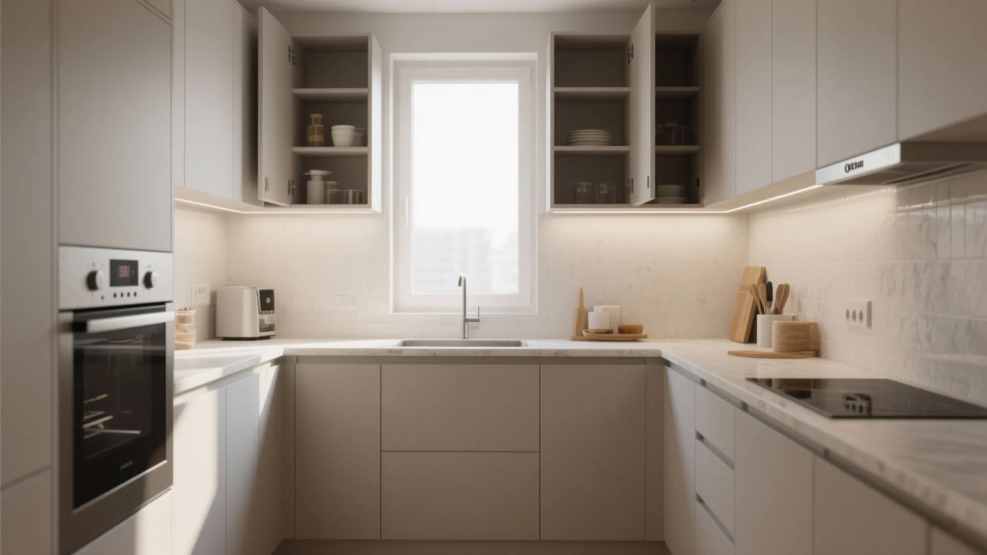 Minimalist Storage in the Kitchen