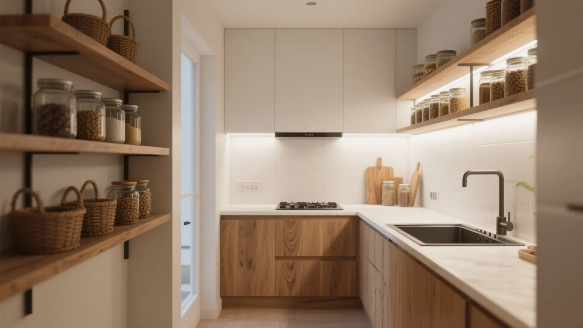 Minimalist Kitchen Storage Design