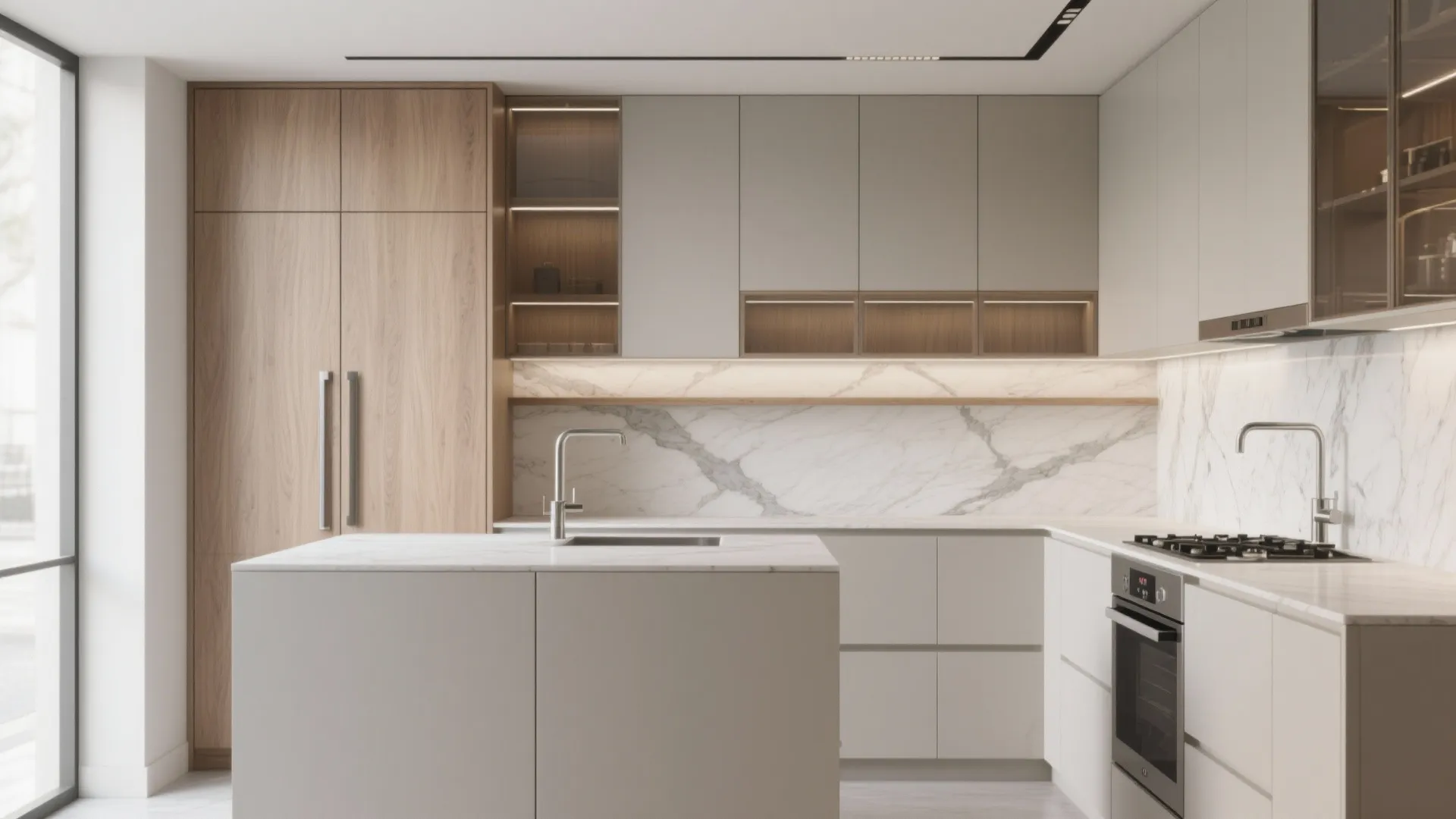 Minimalist Luxury Storage in the Kitchen