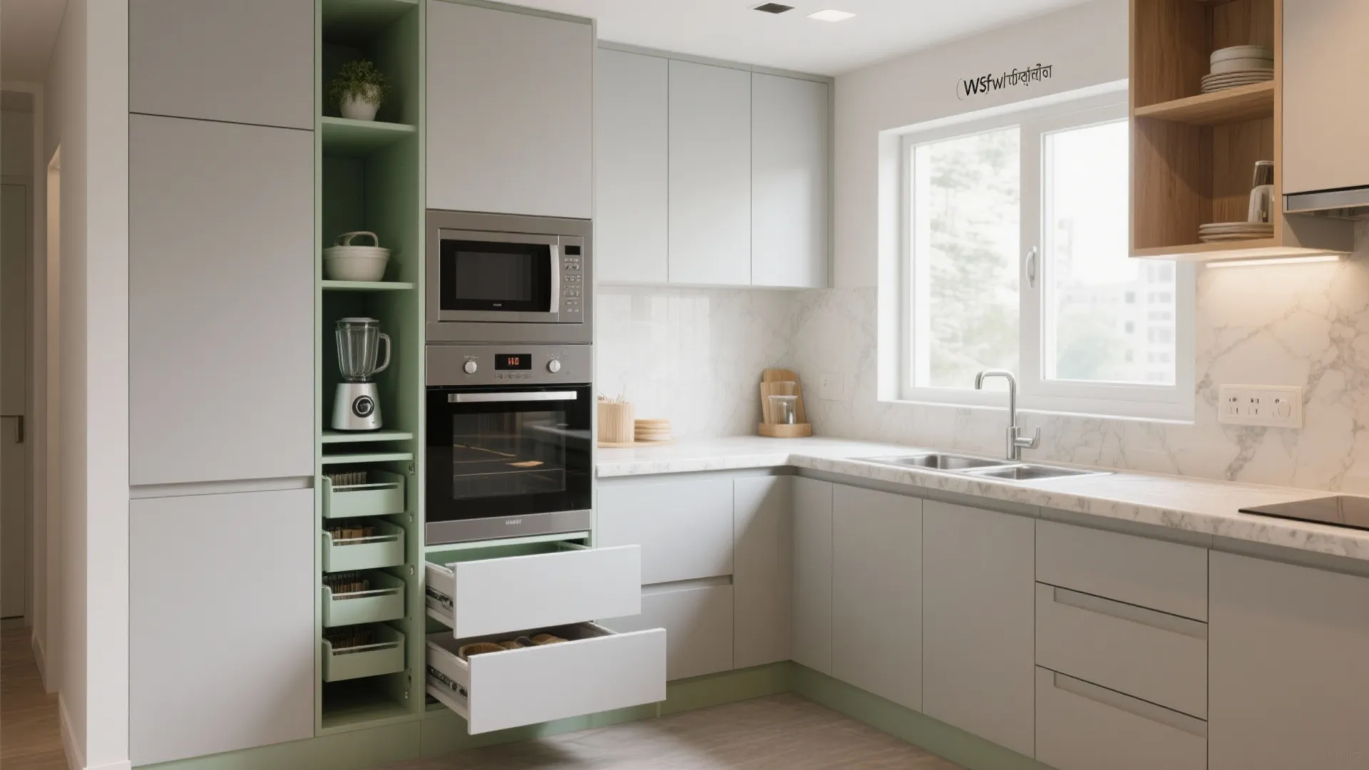 Minimalist Kitchen Storage for 3 BHKs