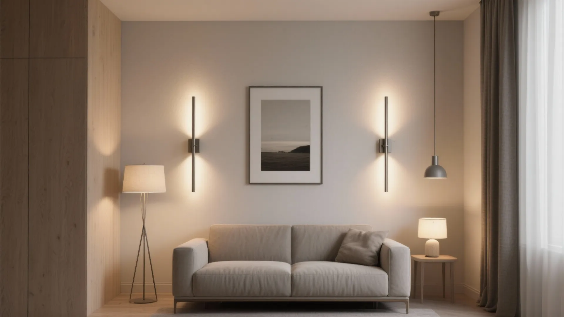 Minimalist Sconces, Maximum Layers