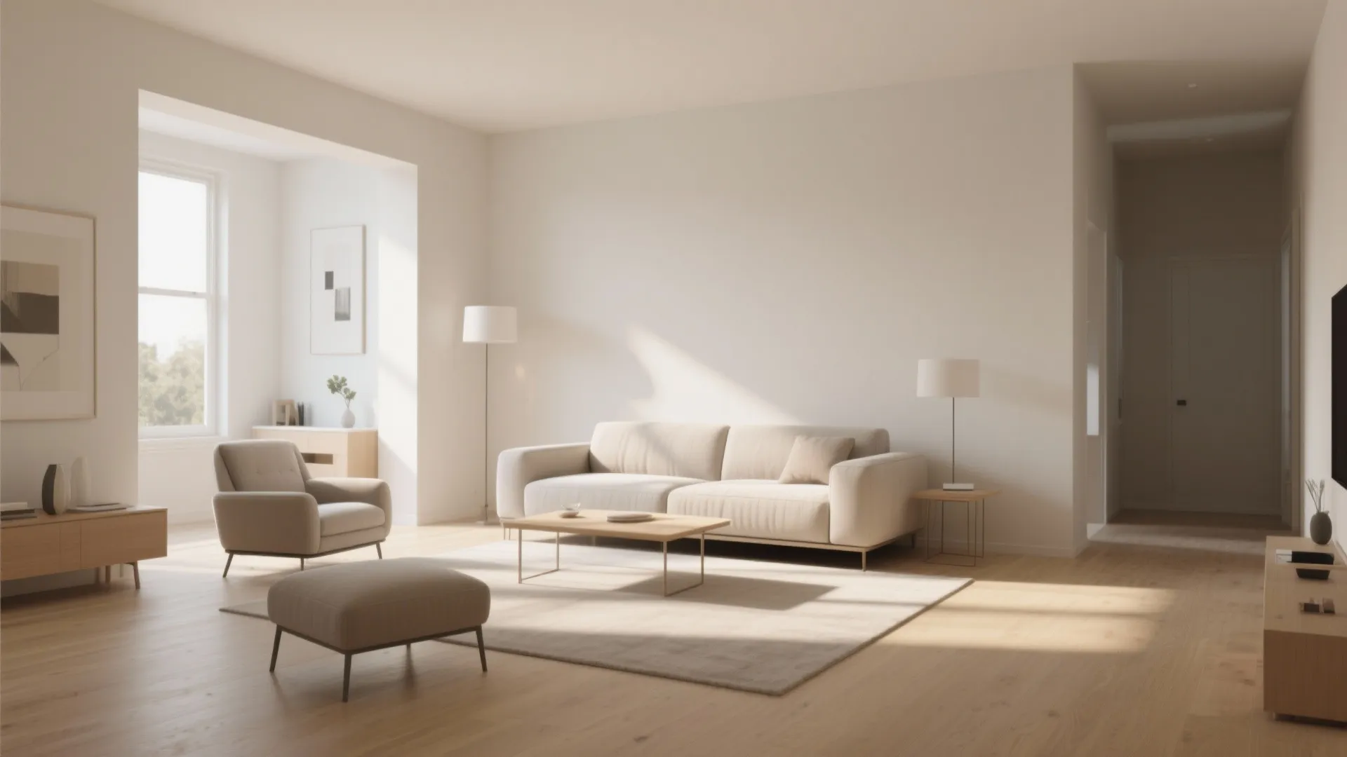1. Minimalist Furniture Layout