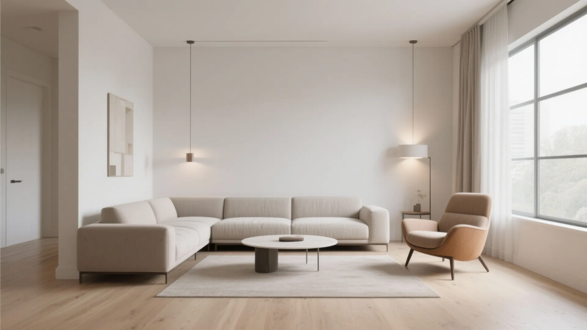 1. Minimalist Furniture Layout