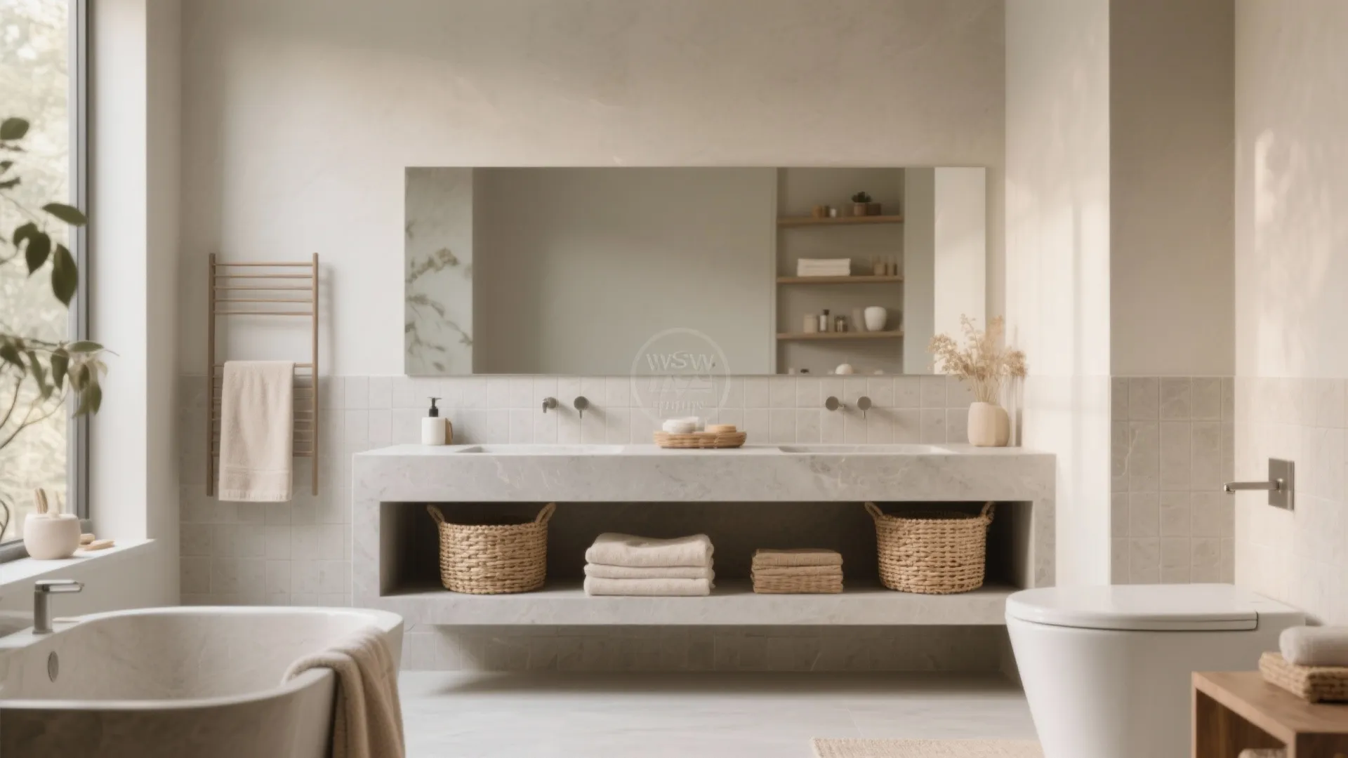 Minimalist Spa-Inspired Layout