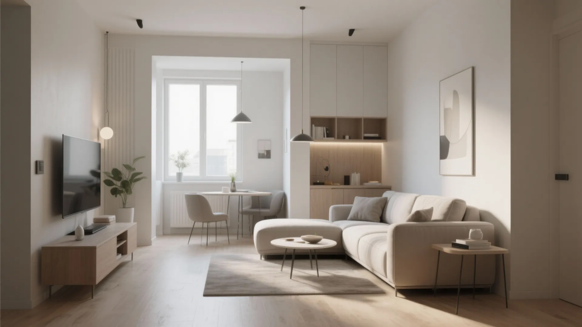 1. Minimalist Furniture Layout