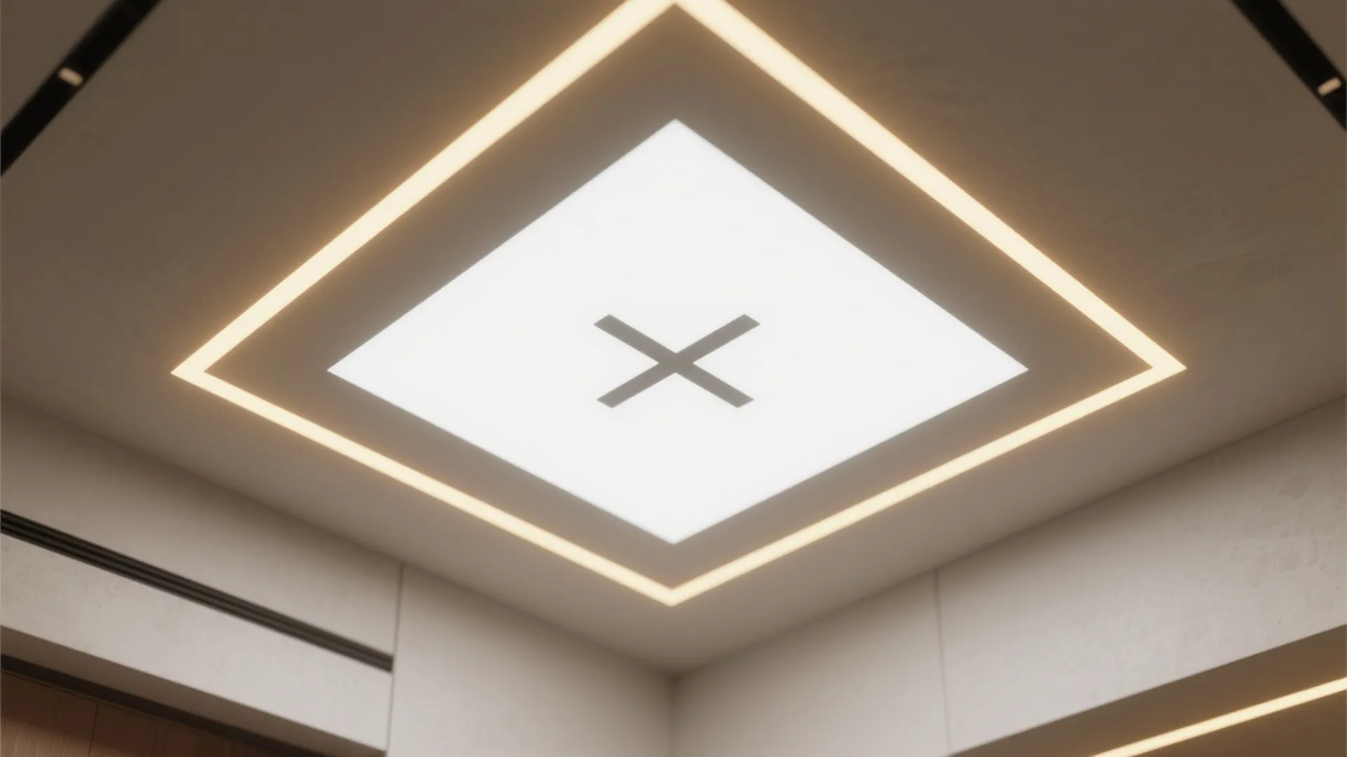 Minimalist Geometry with Hidden Lighting