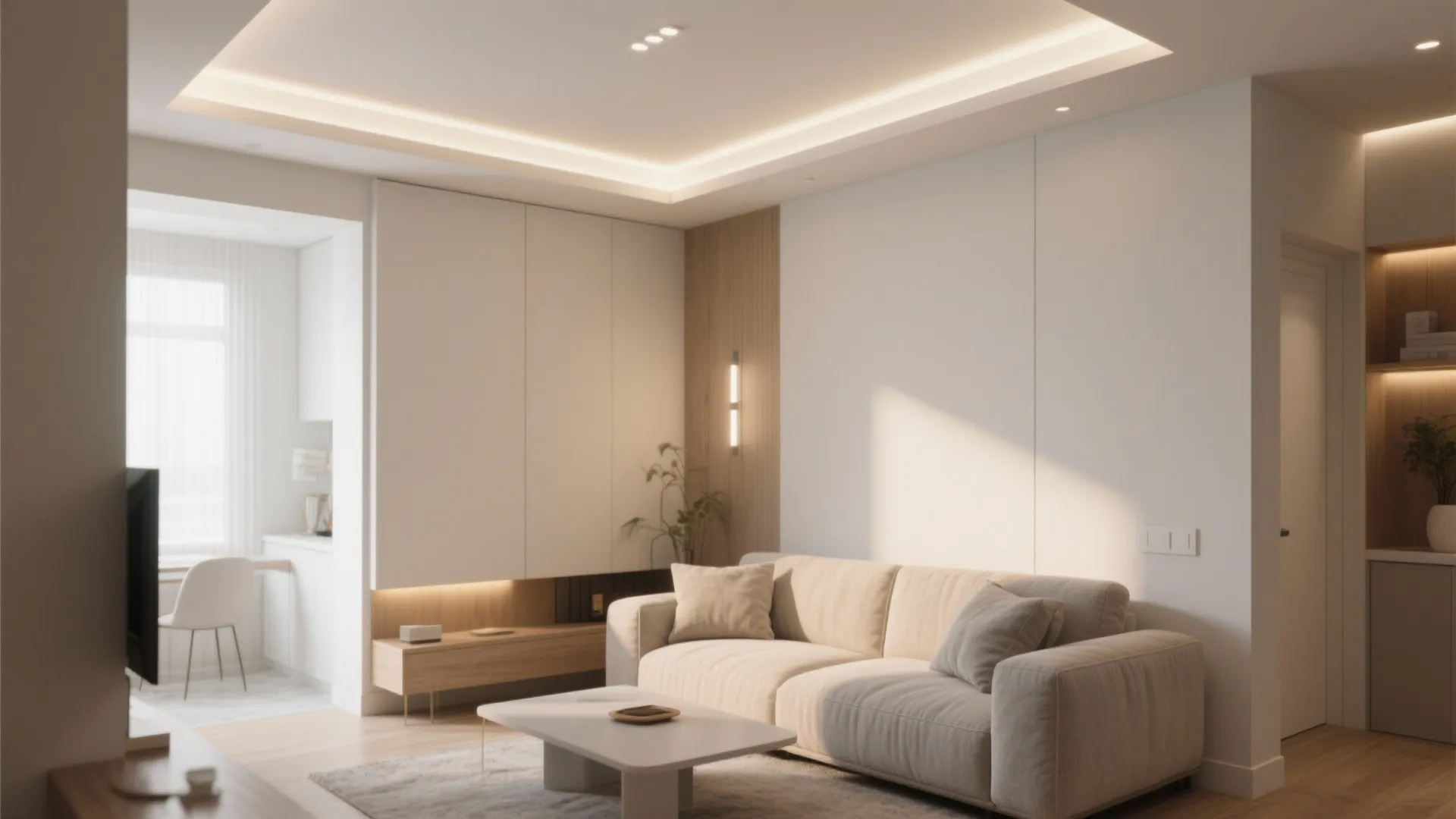 Minimalist LED Cove Lighting