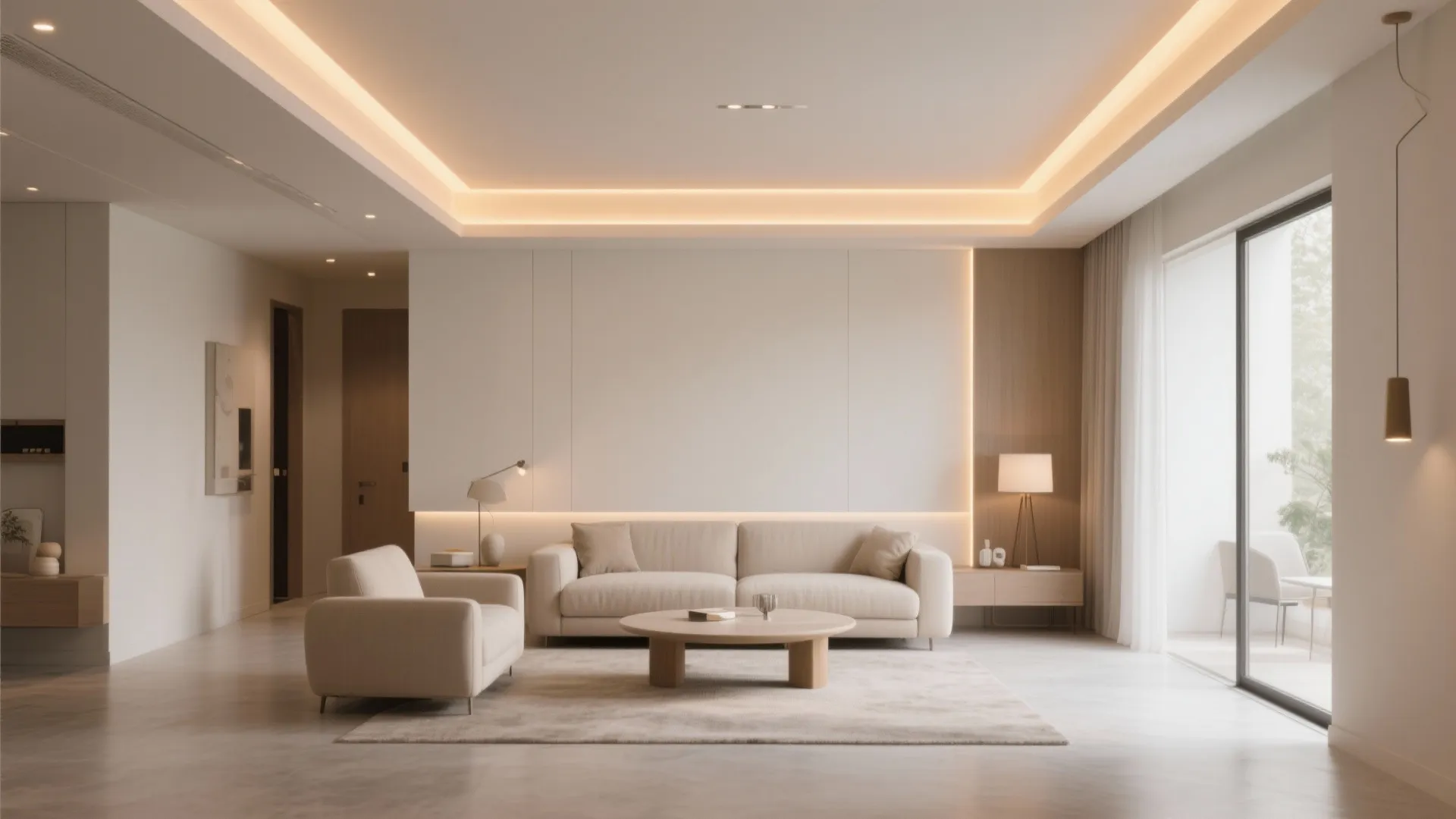 Minimalist LED Cove Lighting