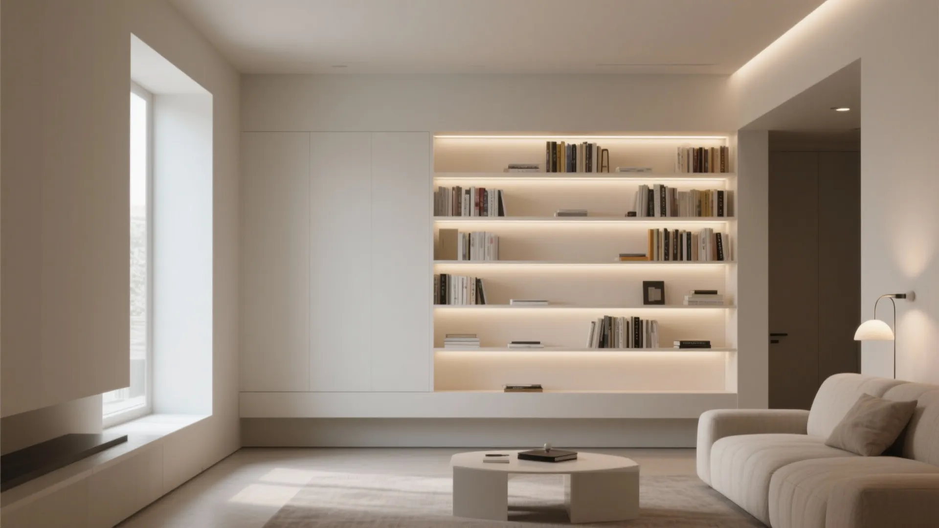 Minimalist LED Panel Ambiance