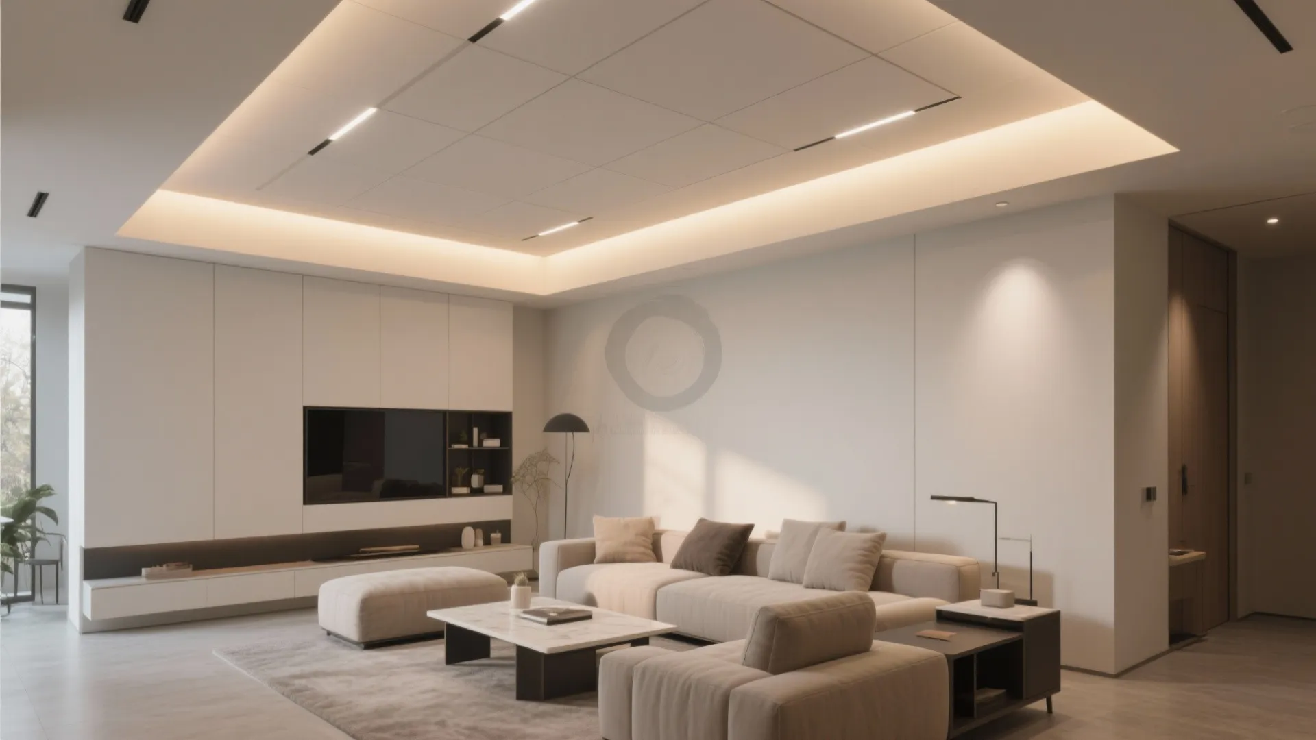 1. Minimalist LED Panels