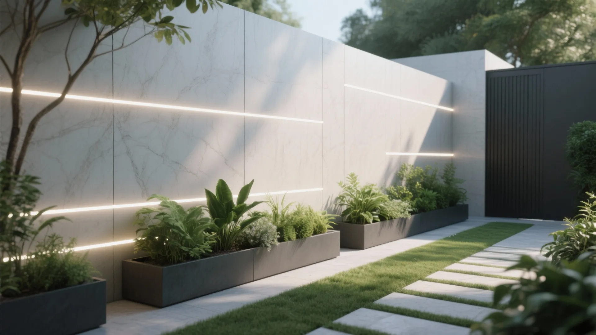 Minimalist LED Strip Accents