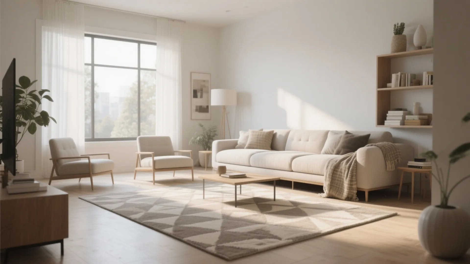 1. Minimalist Pattern for an Airy Feel