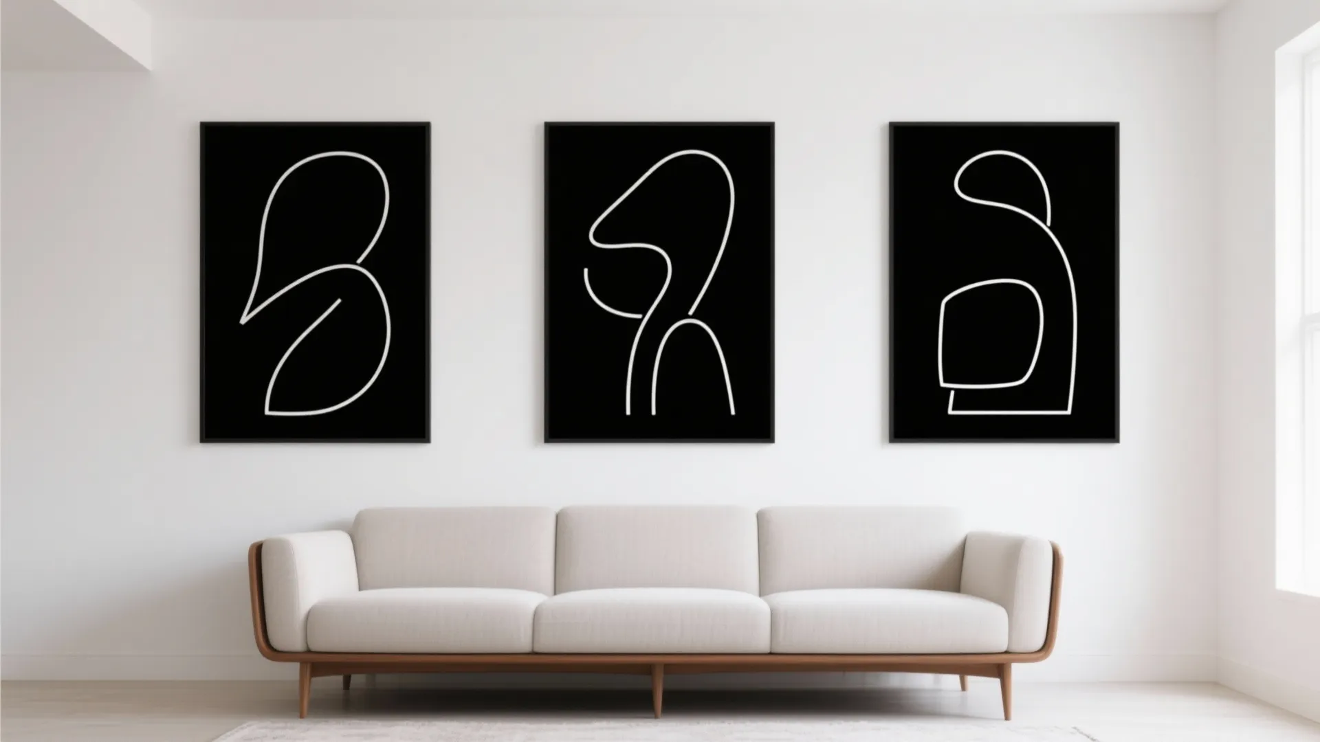9. Minimalist Line Art Prints