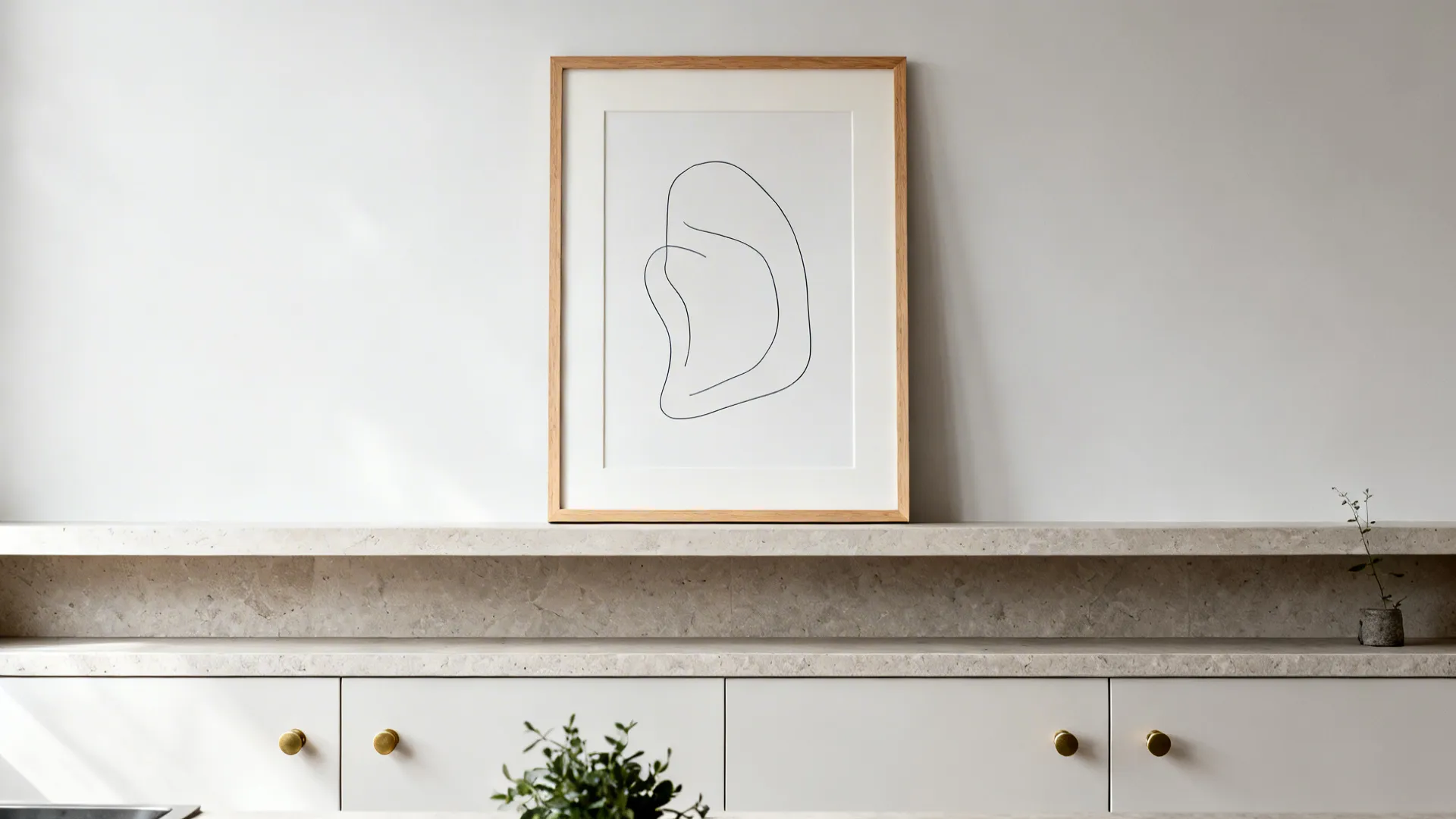 Minimalist Line Art for a Calm Backdrop