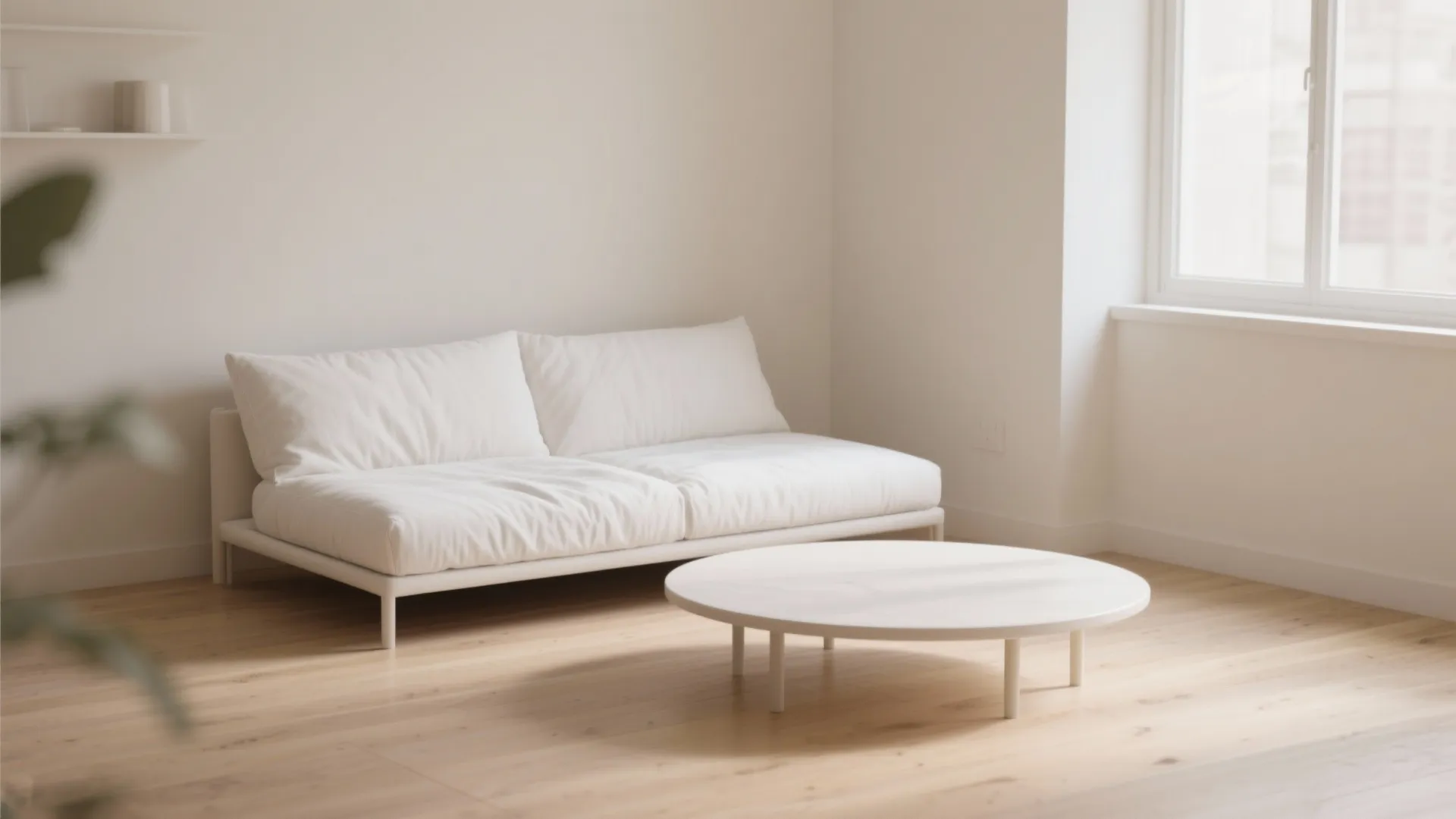 Minimalist Linen Daybed
