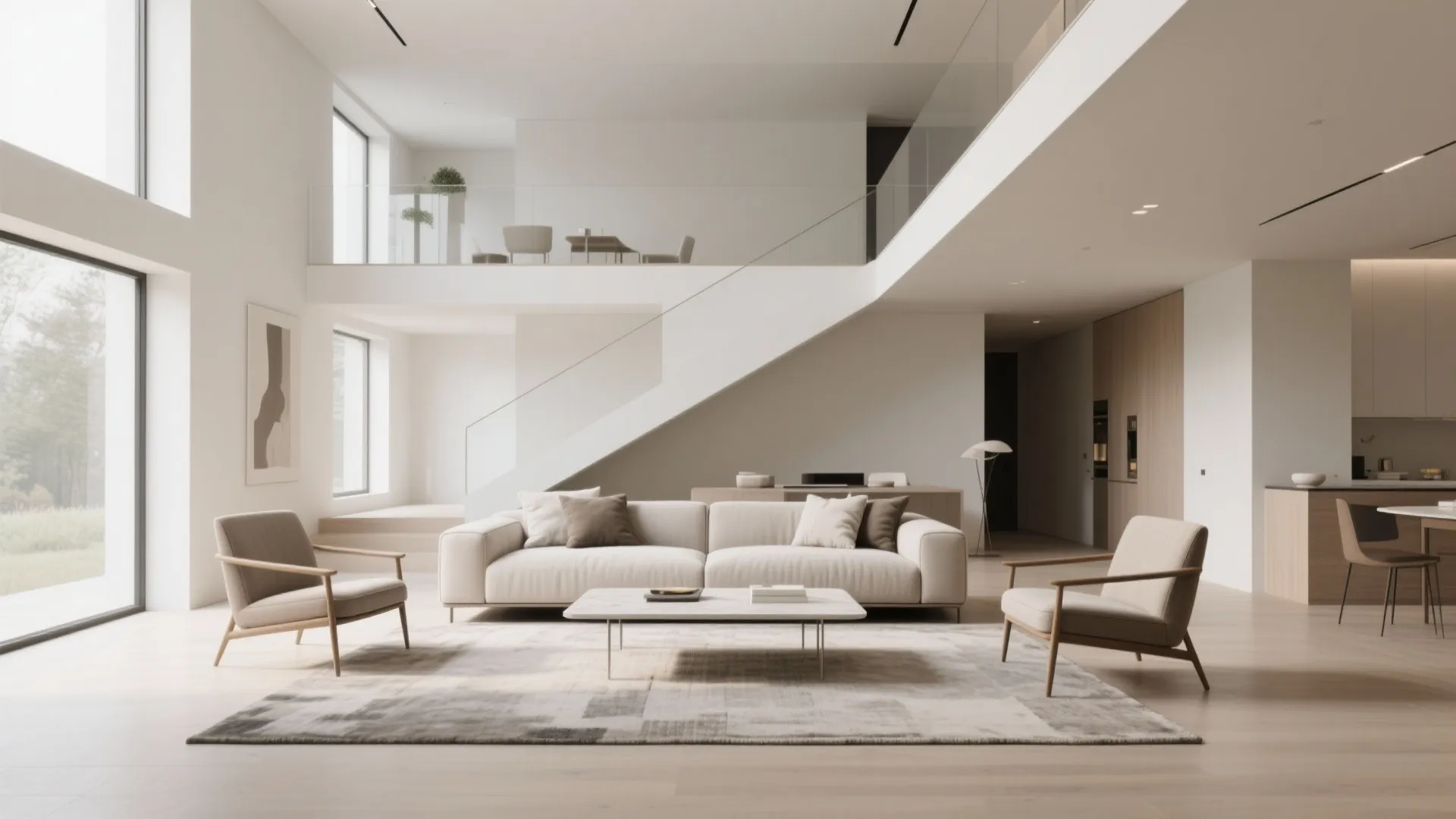 1. Minimalist Furniture Layout