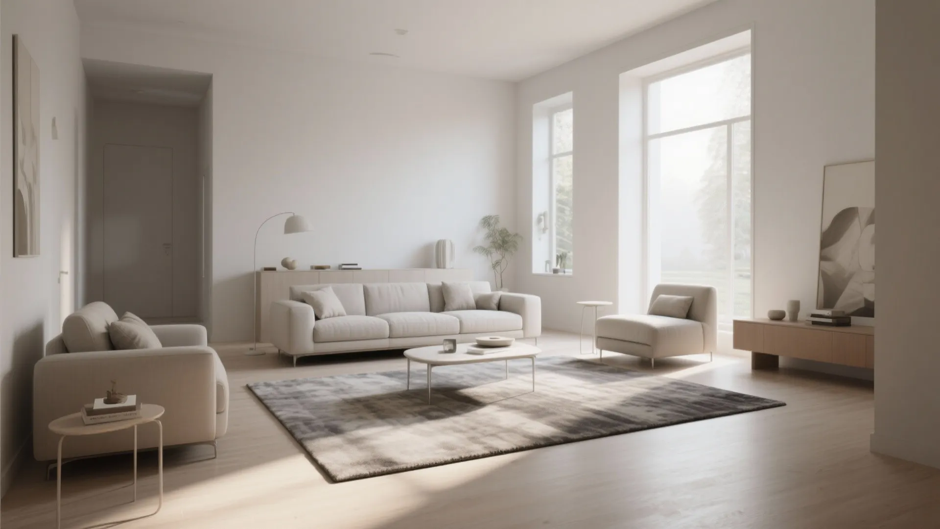 1. Minimalist Furniture Layout