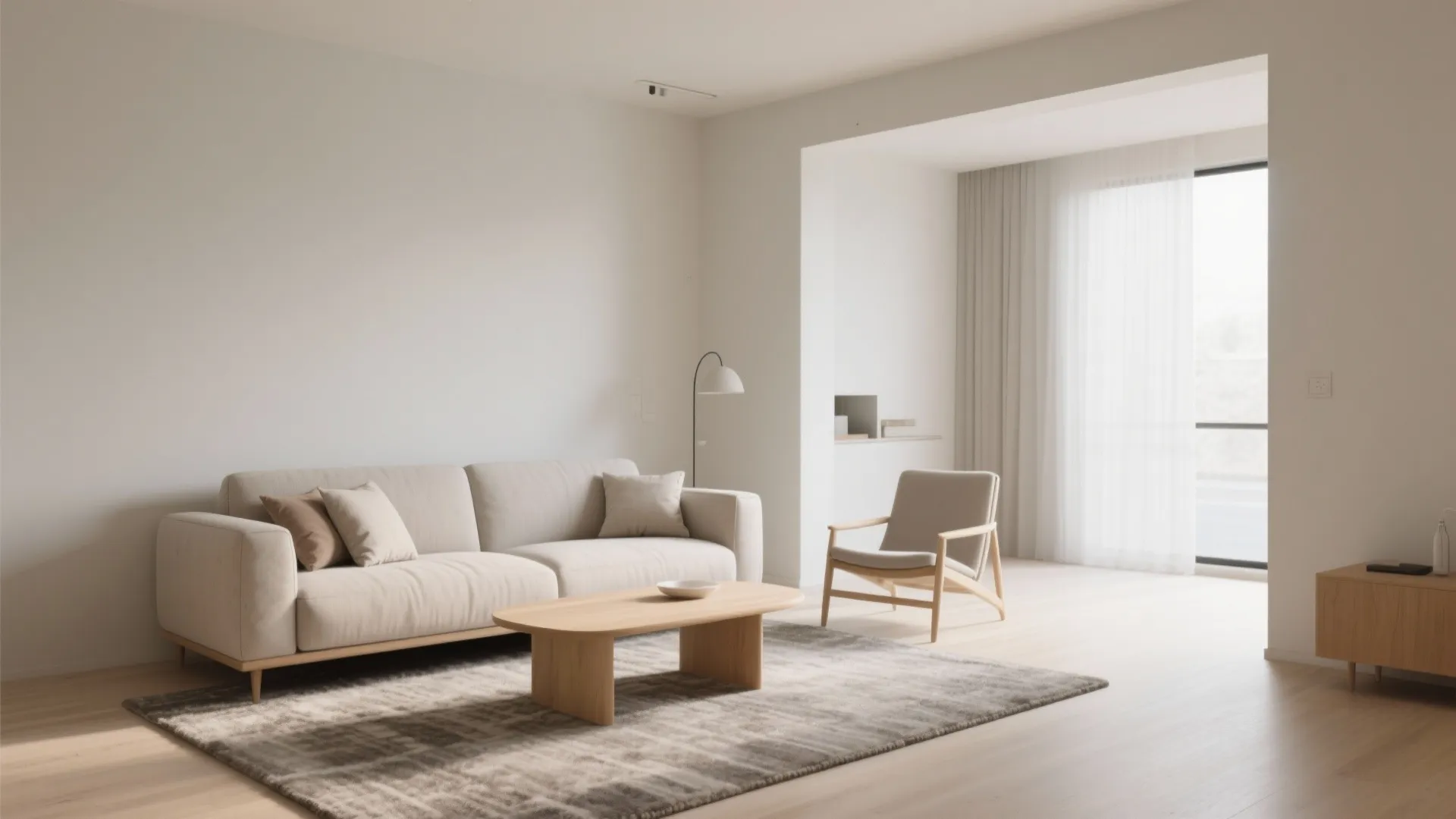 1. Minimalist Furniture Layout