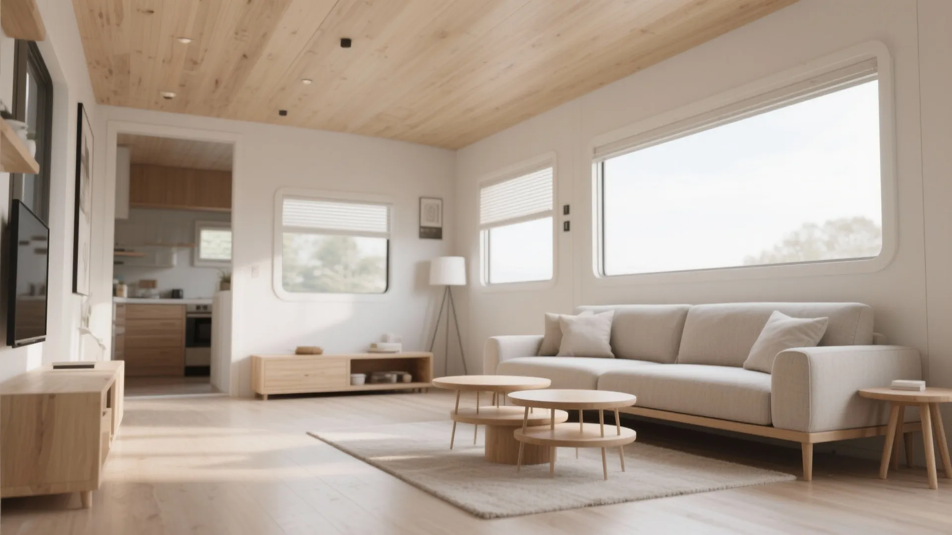 1. Minimalist Furniture Arrangement