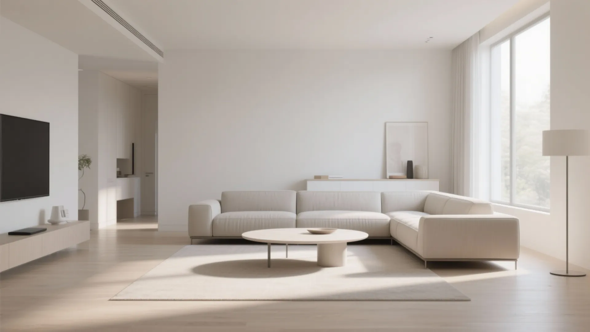 1. Minimalist Furniture Arrangement