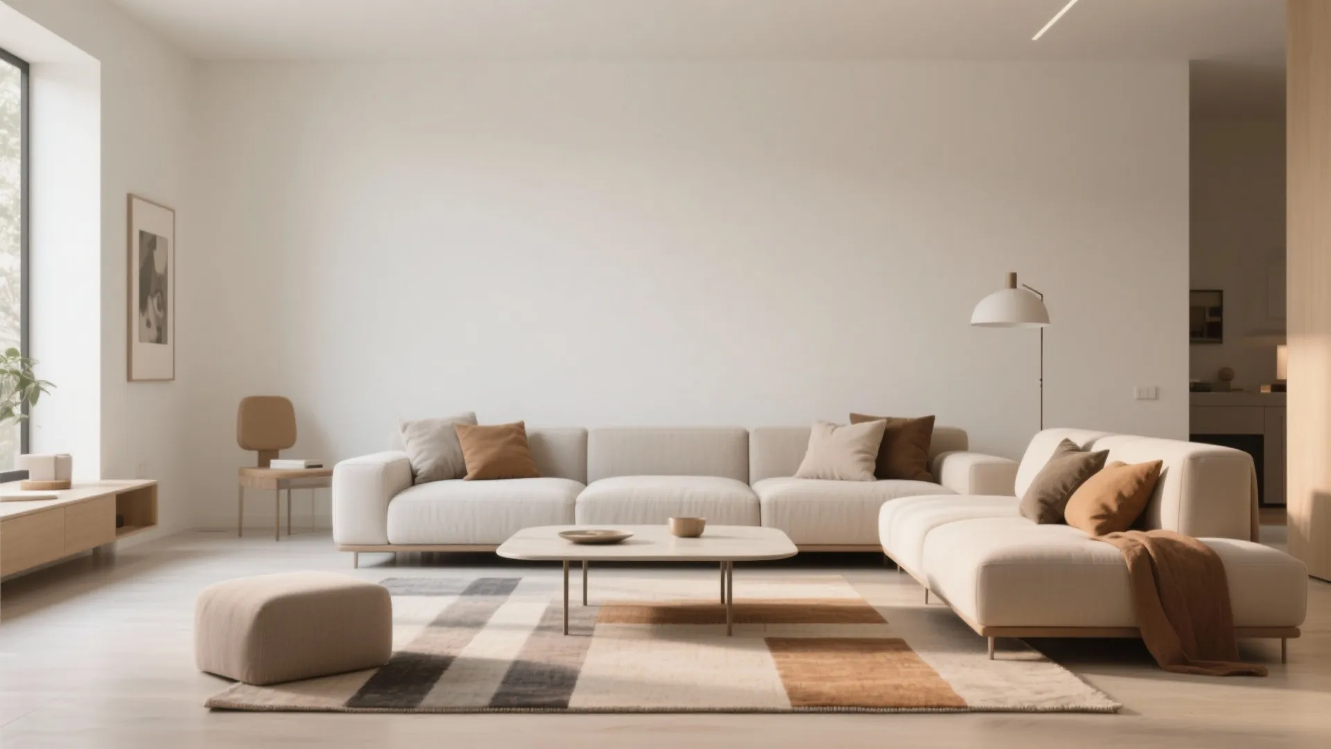 1. Minimalist Furniture Arrangement