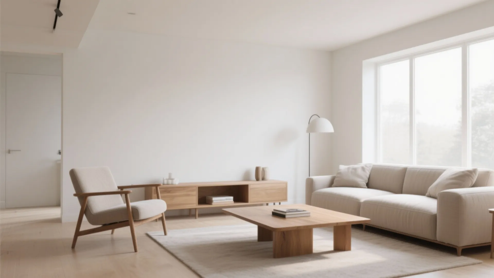1. Minimalist Furniture Arrangement