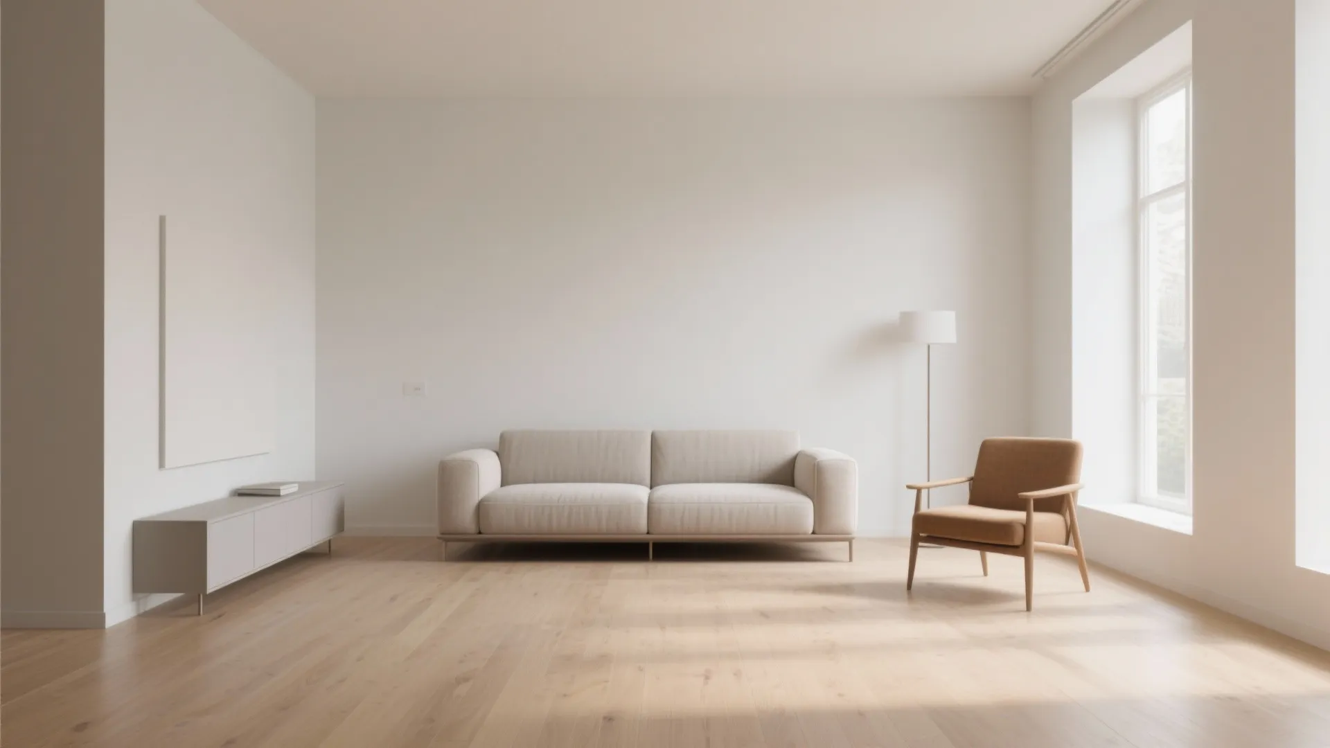 1. Minimalist Furniture Arrangement
