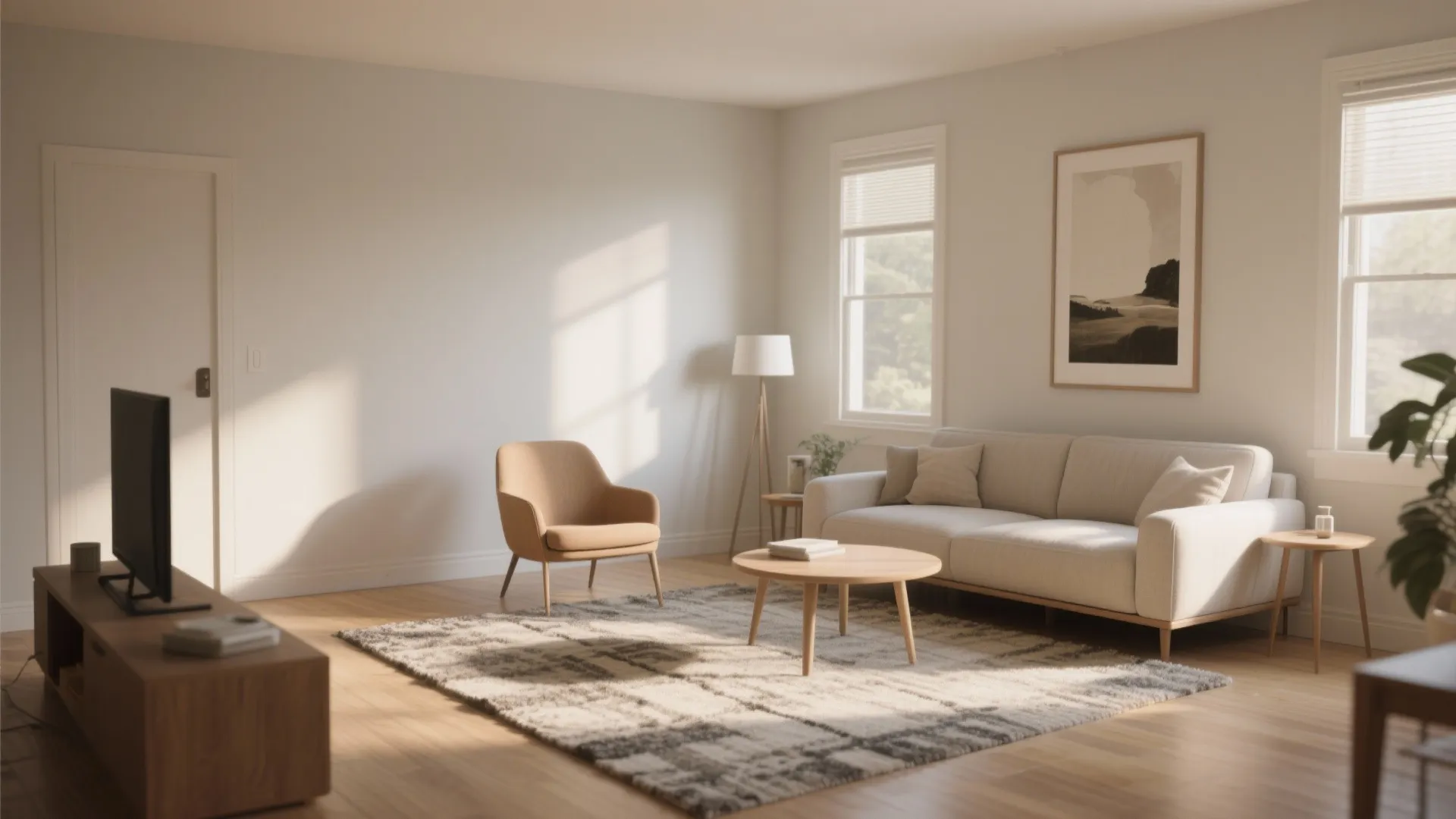 1. Minimalist Furniture Layout