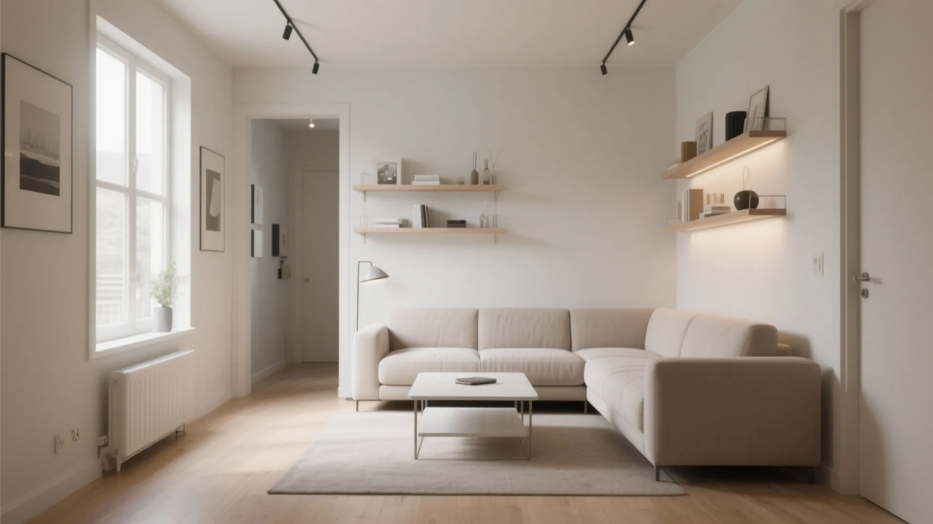 1. Minimalist Furniture Arrangement