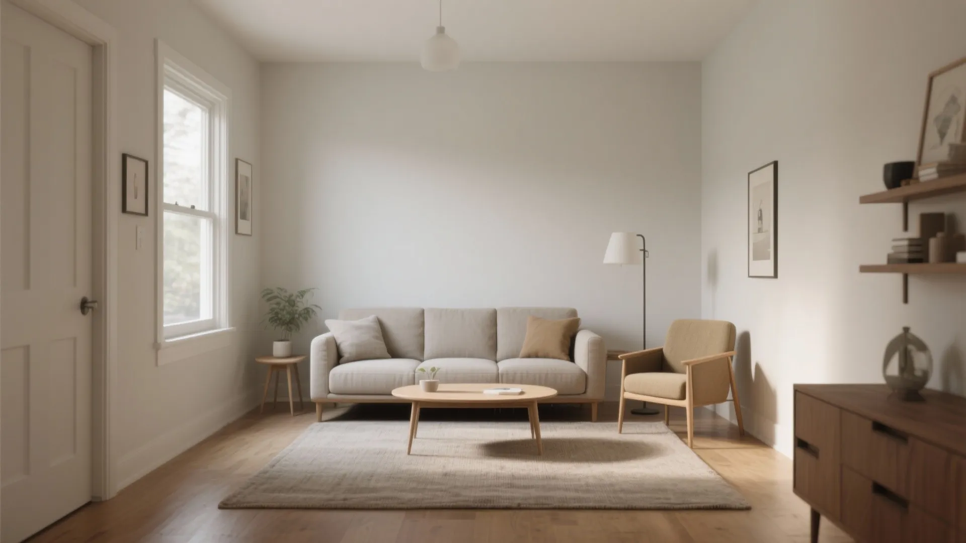 1. Minimalist Furniture Layout