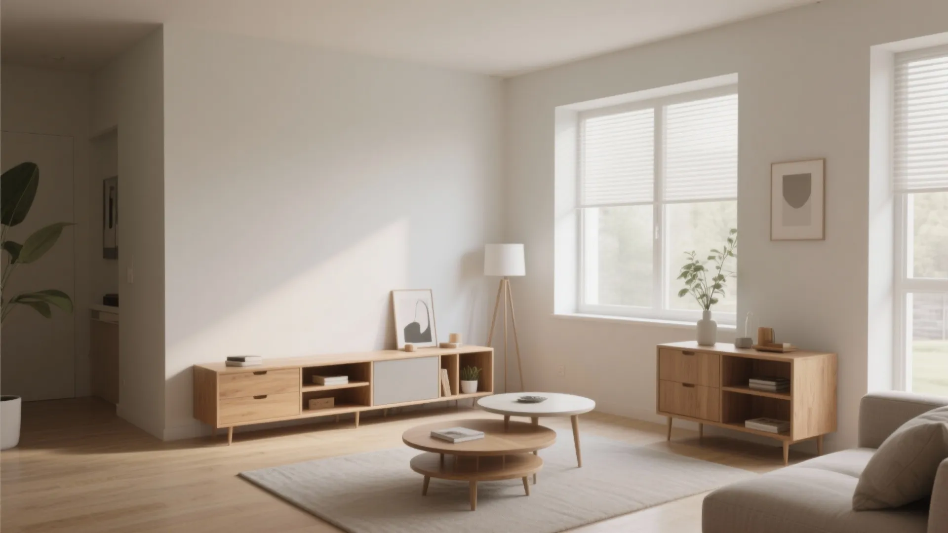 Minimalist Furniture Arrangement