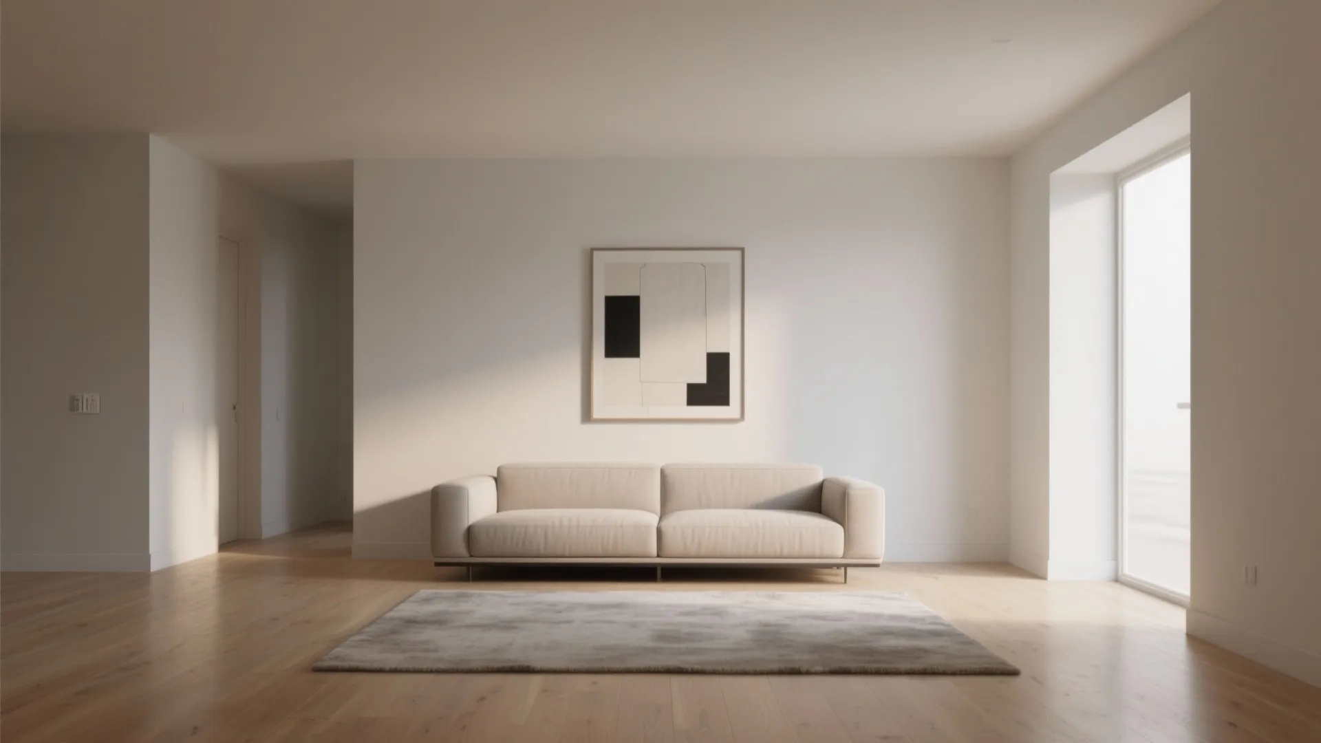 1. Minimalist Furniture Arrangement