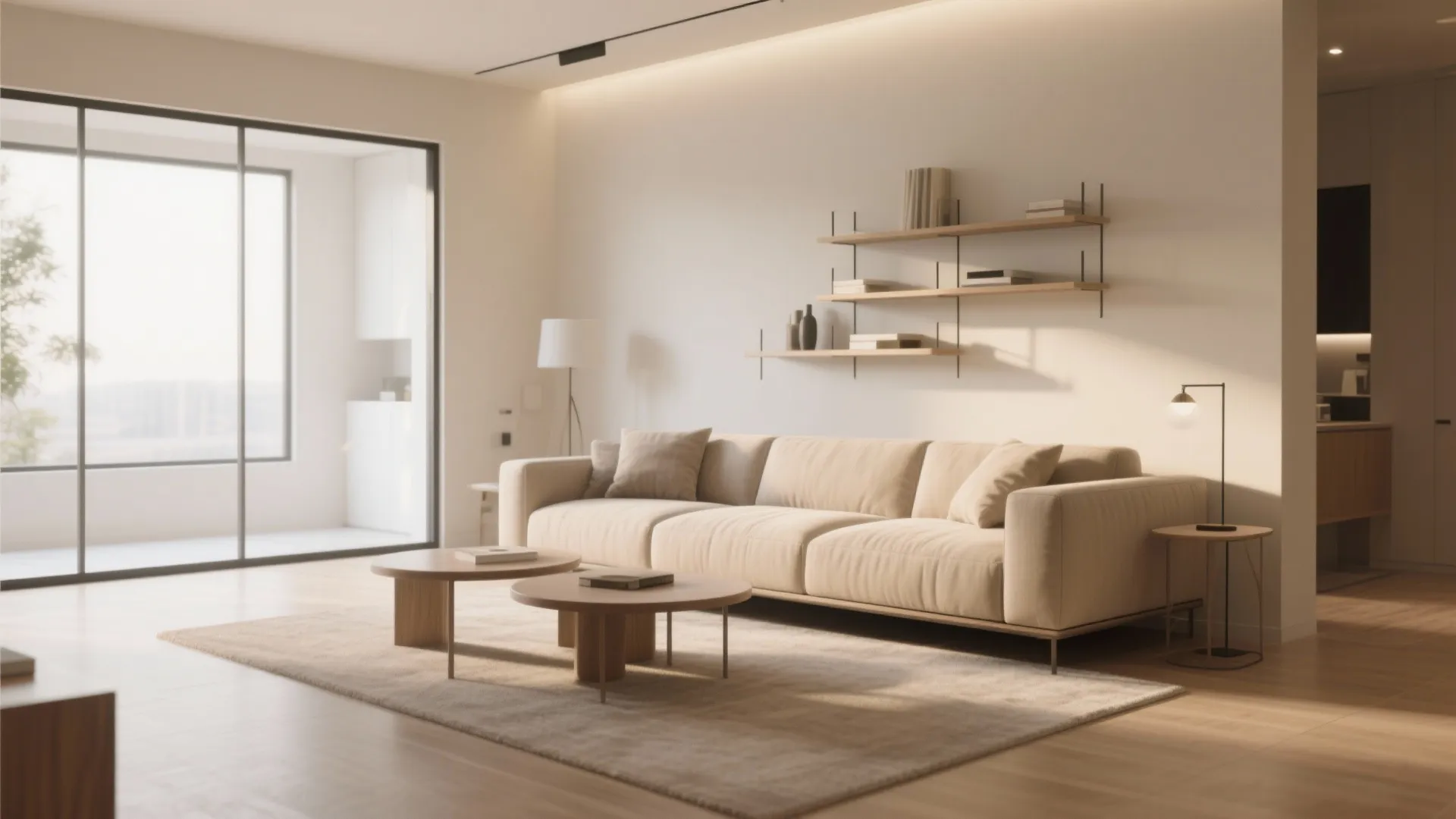 1. Minimalist Furniture Arrangement
