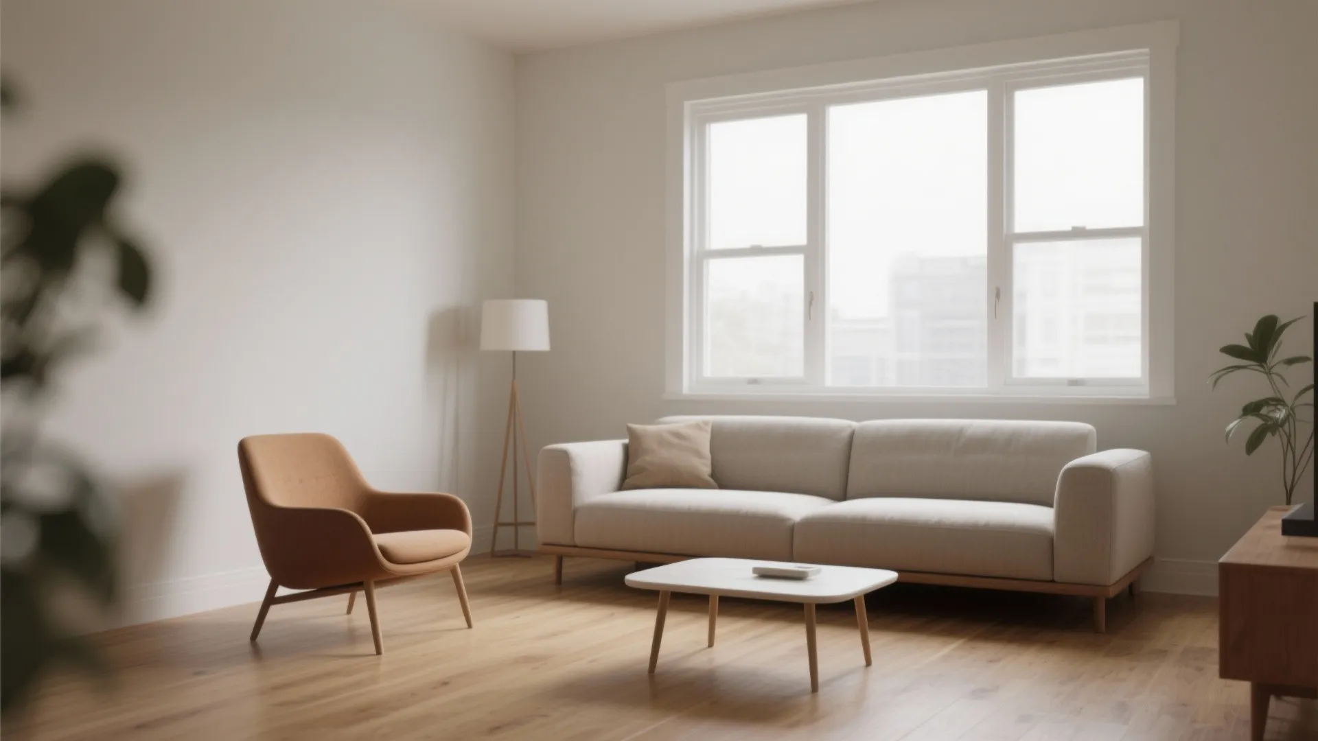 1. Minimalist Furniture Arrangement