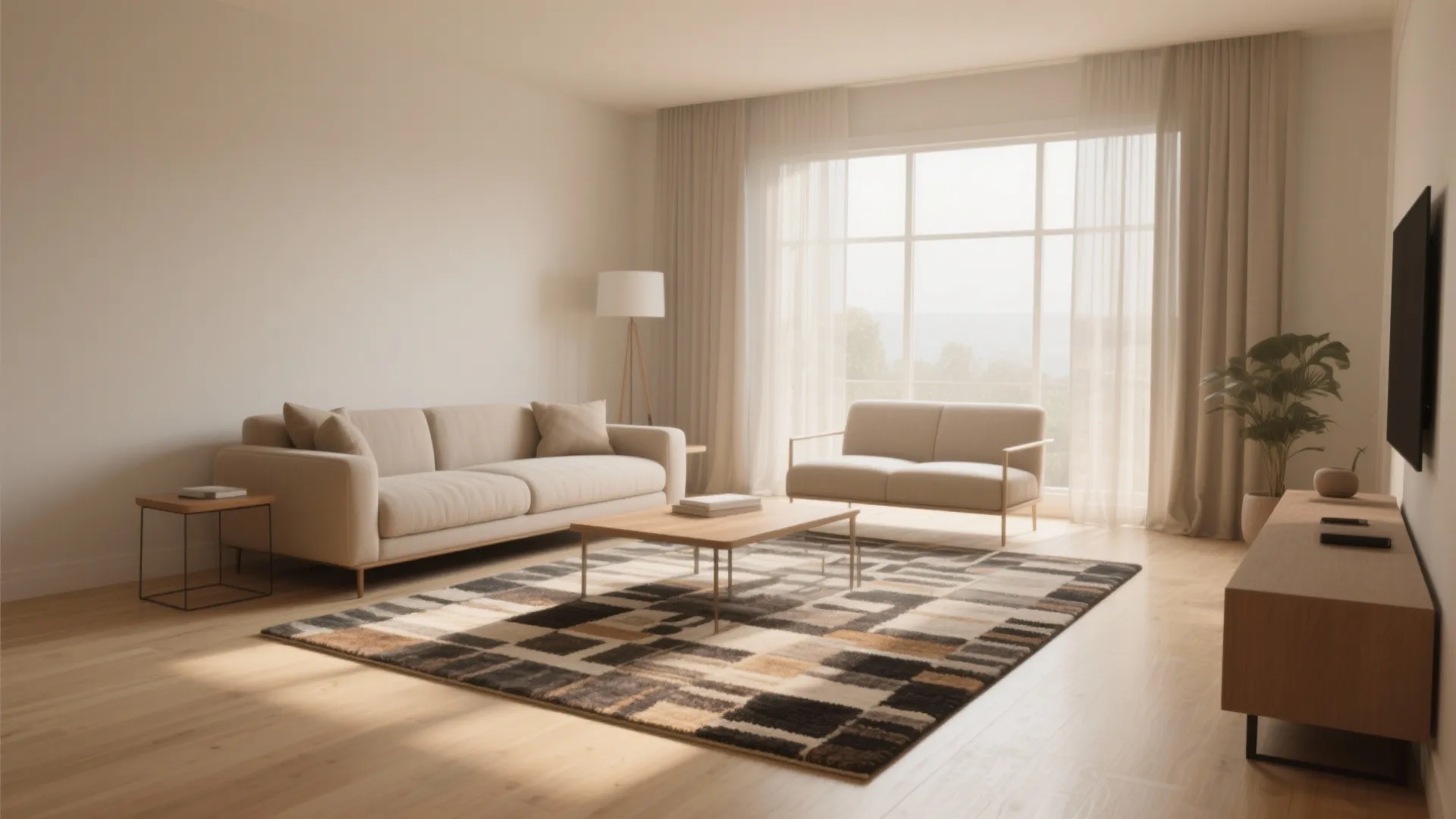 1. Minimalist Furniture Layout